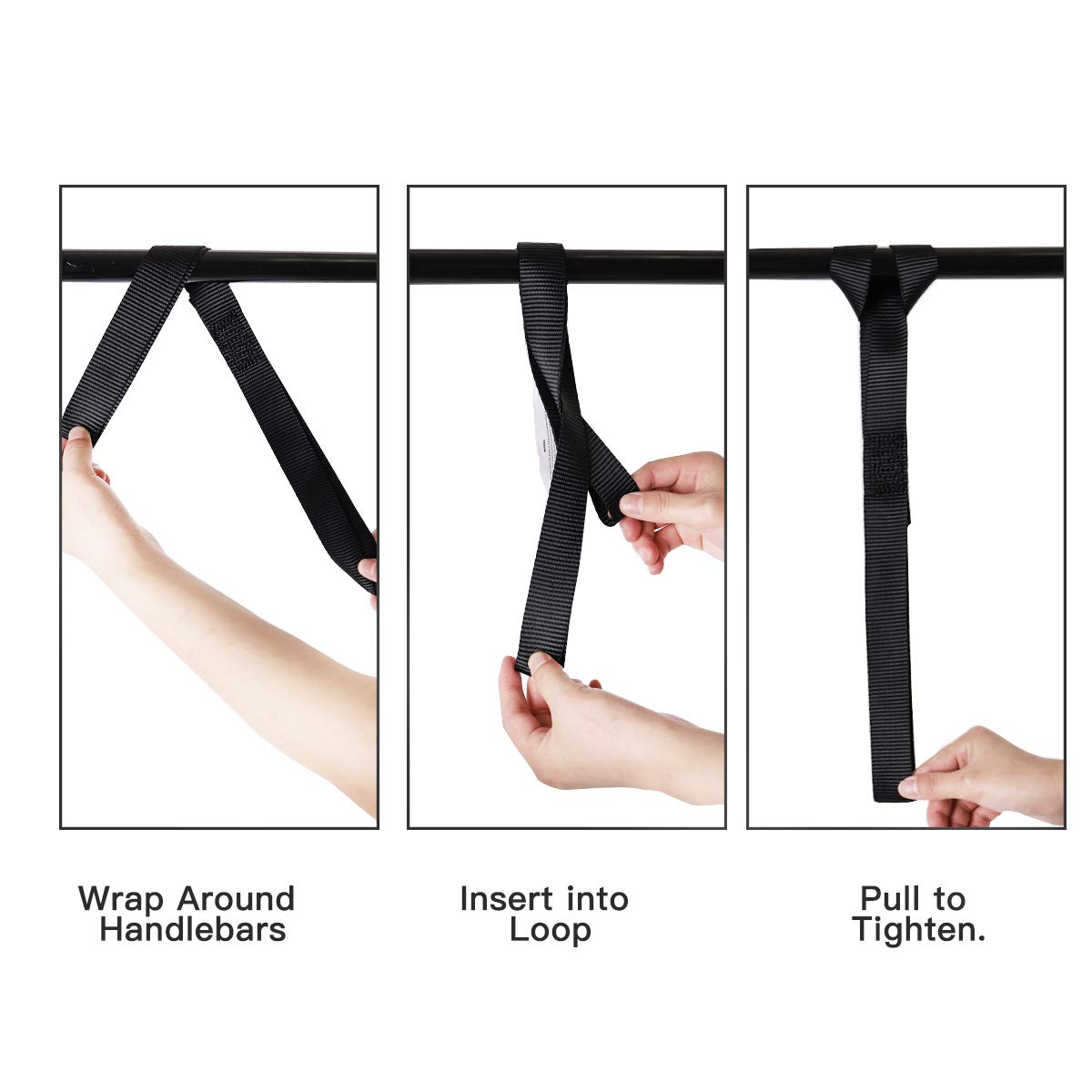 XSTRAP STANDARD Soft Loop Tie-Down Straps 8PK 1-1/16 x 18 inches - 3600LB Breaking Strength, Loops for Securing Trailering of Bi