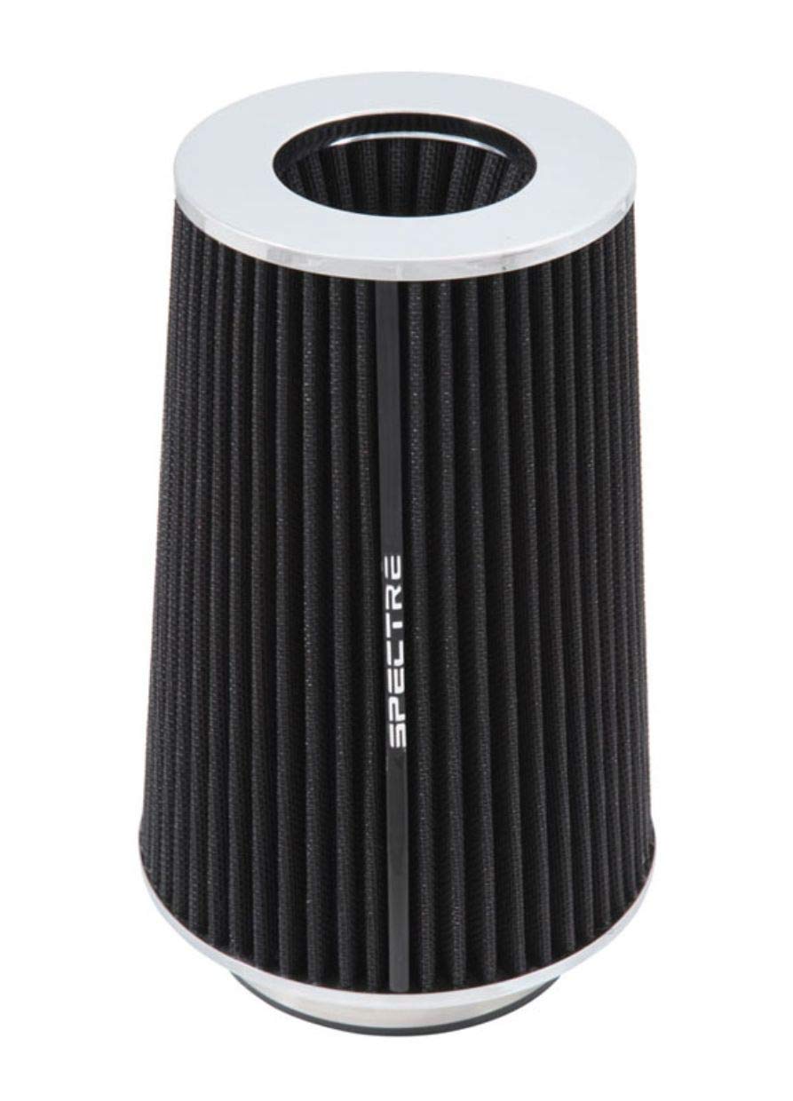 Spectre Universal Clamp-On Air Filter: High Performance, Washable Filter: Round Tapered; 3 In/3.5 In/4 In Flange Id; 10.6 In (26