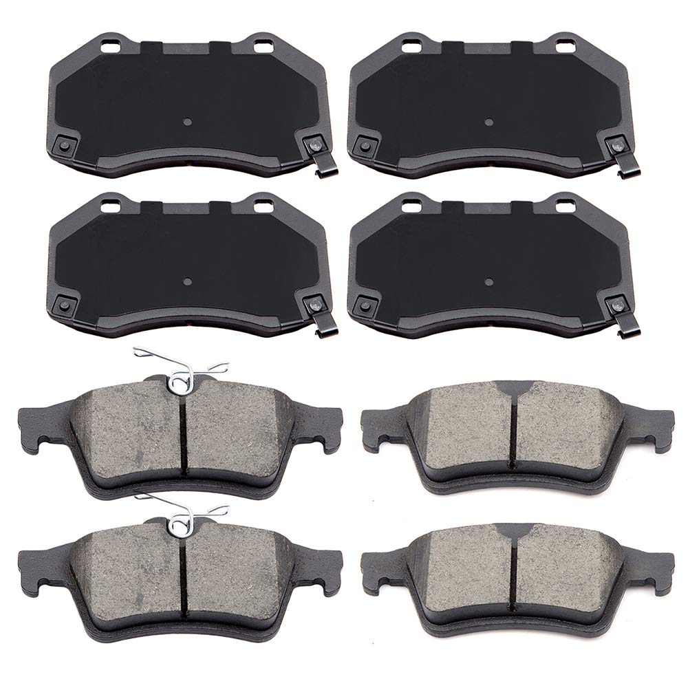 Cciyu D1379 D1095 Front & Rear Professional Ceramic Brake Pads Set Fit For 2008-2010 For Chevrolet Cobalt Fwd