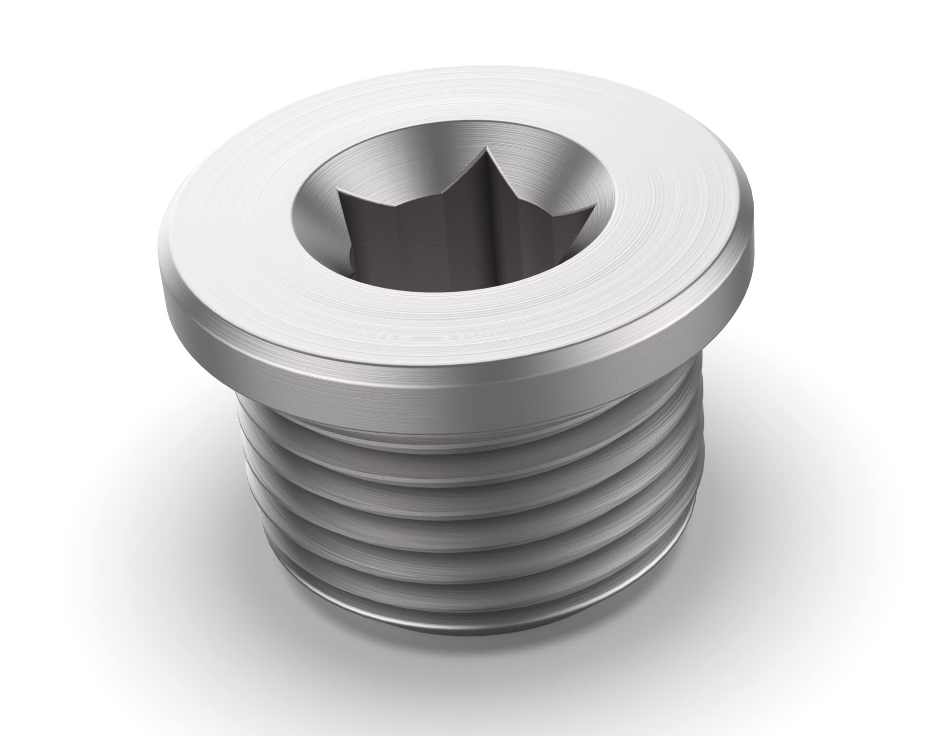 O2 Oxygen Sensor Plug Standard With Copper Washer M18 X 1.5 - Universal Fit With Inner Hex Head