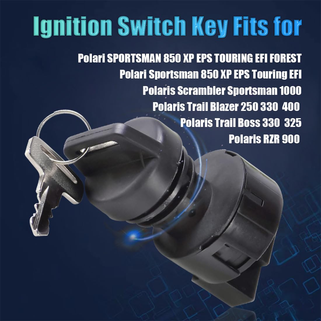 Ignition Switch Key Fits For Polaris Trail Blazer 250 330 400 Trail Boss 325 330 Polari Sportsman 850 Xp Eps Touring Efi Polaris Rzr 4 1000 Xp Eps