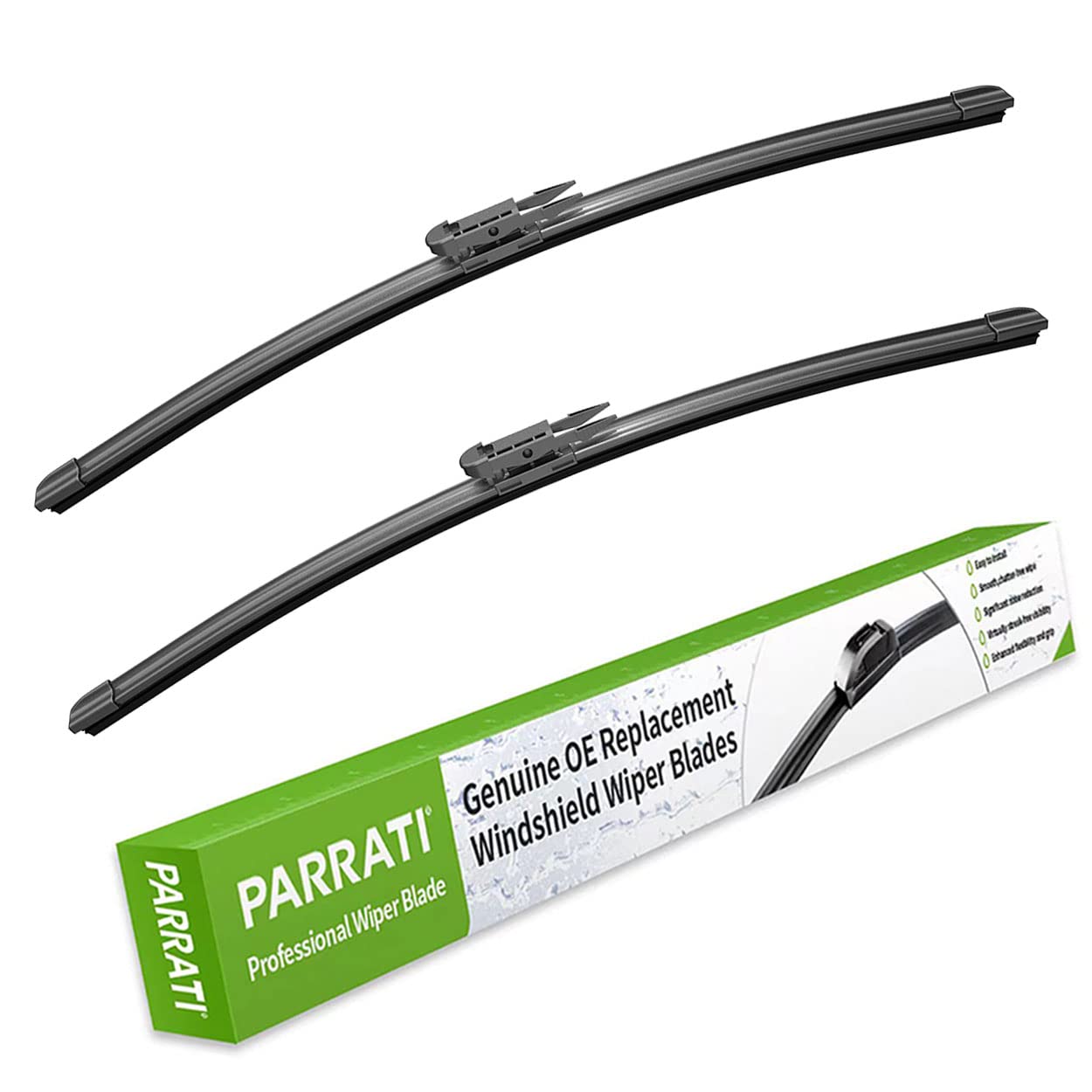 Parrati    22 Inch & 22 Inch Of High Performance Premium All-Season Automotive Replacement Front Windshield Wiper Blades For 200