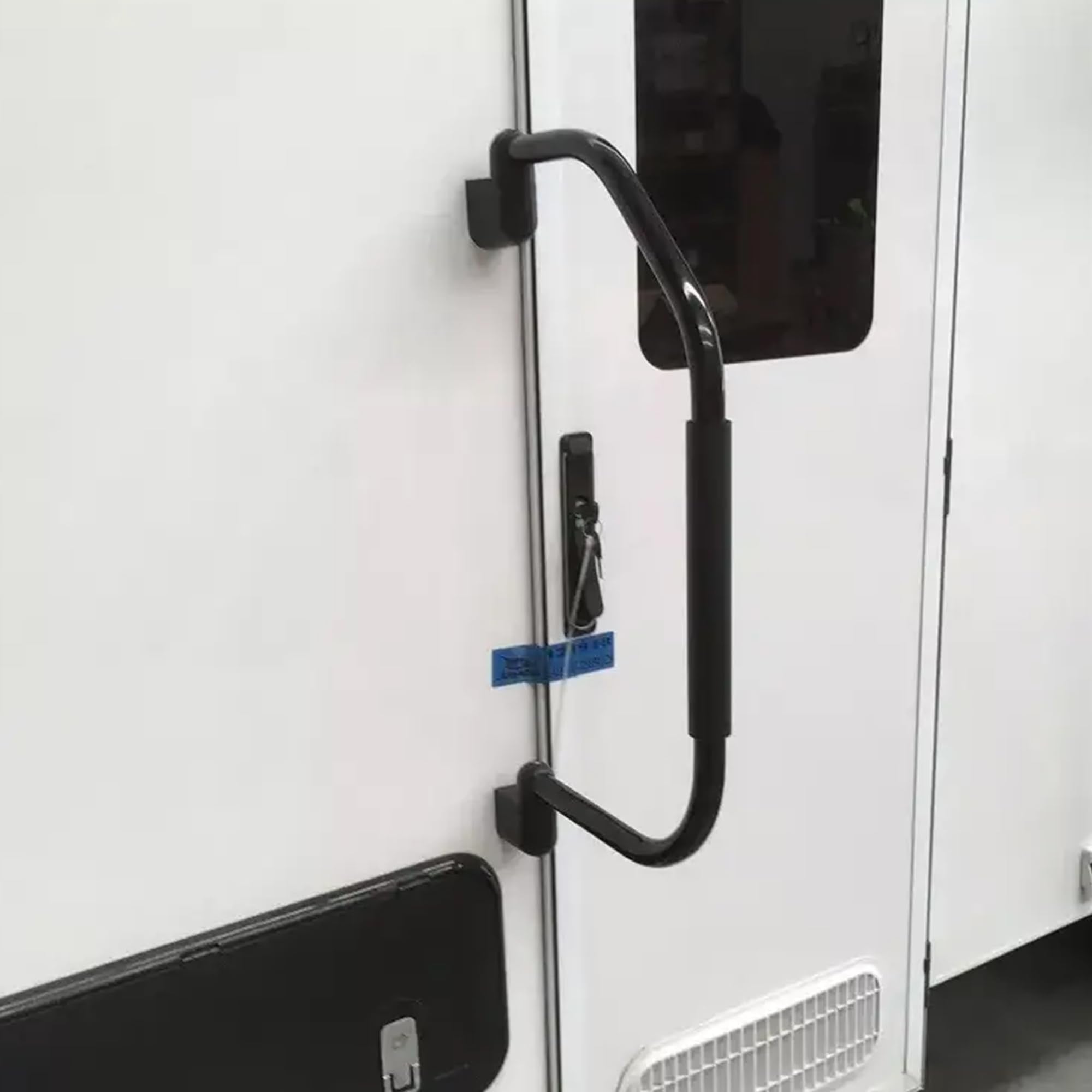 Camco Fold-Away Rv Grab Handle | Features Comfort Sleeve And Made Of Durable Aluminum | (42175)