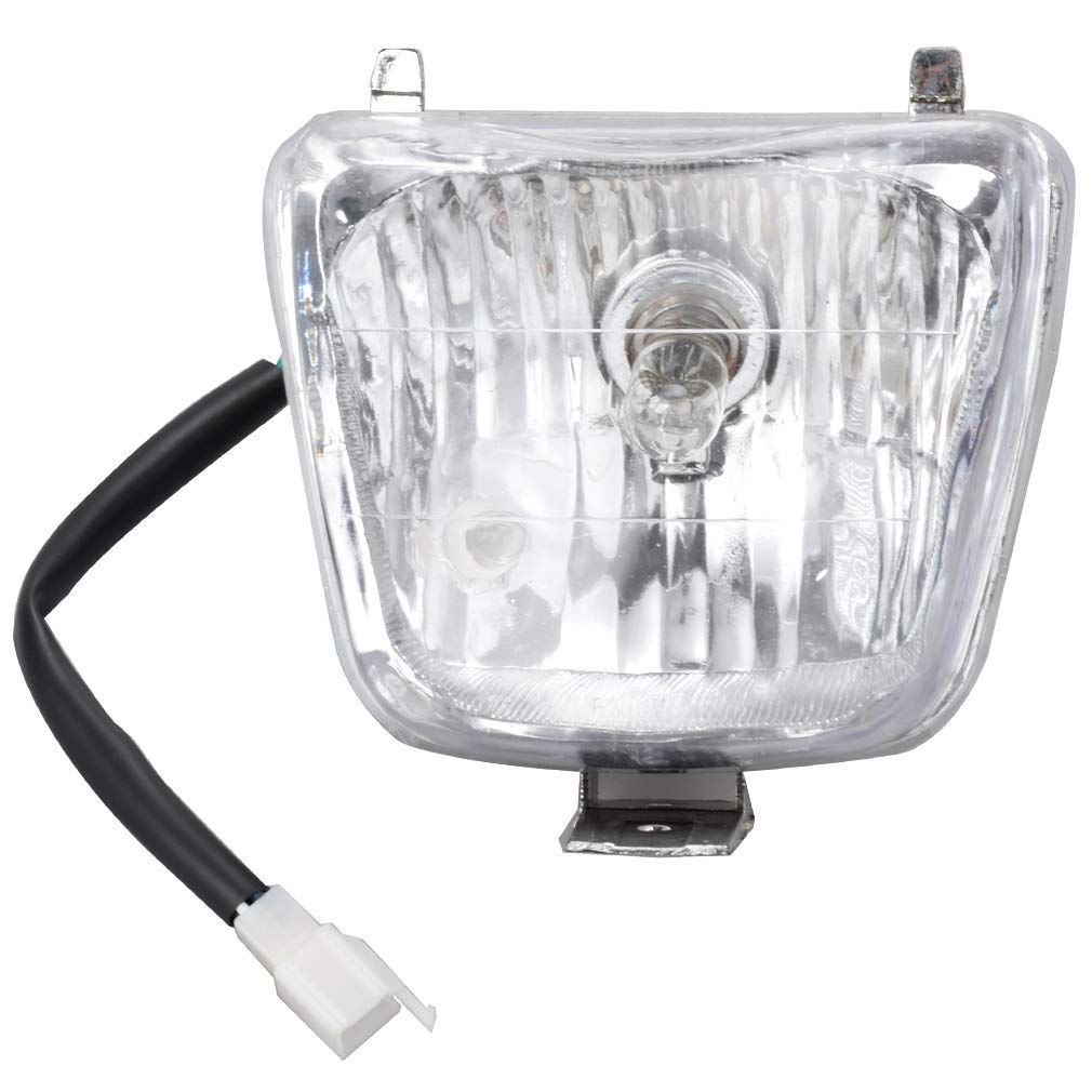 HIAORS Chinese ATV Quad Headlight Head Light Lamp Assembly for Taotao 3050C Coolster SunL 50cc 70cc 90cc 110cc 125cc 150cc Peace