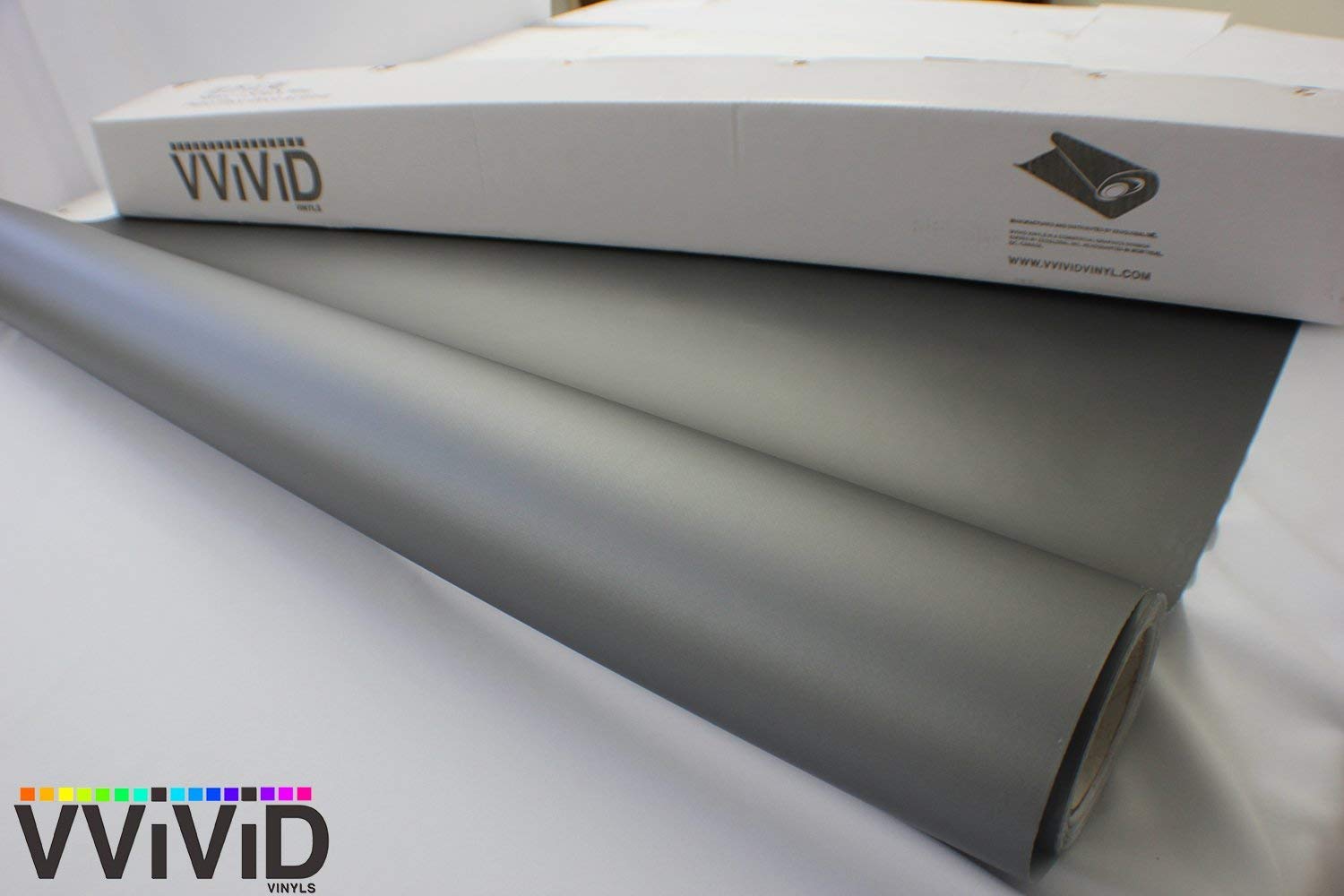 Vvivid Xpo Charcoal Matte Gun Metal Vinyl Wrap Roll With Air Release Technology (25Ft X 5Ft)