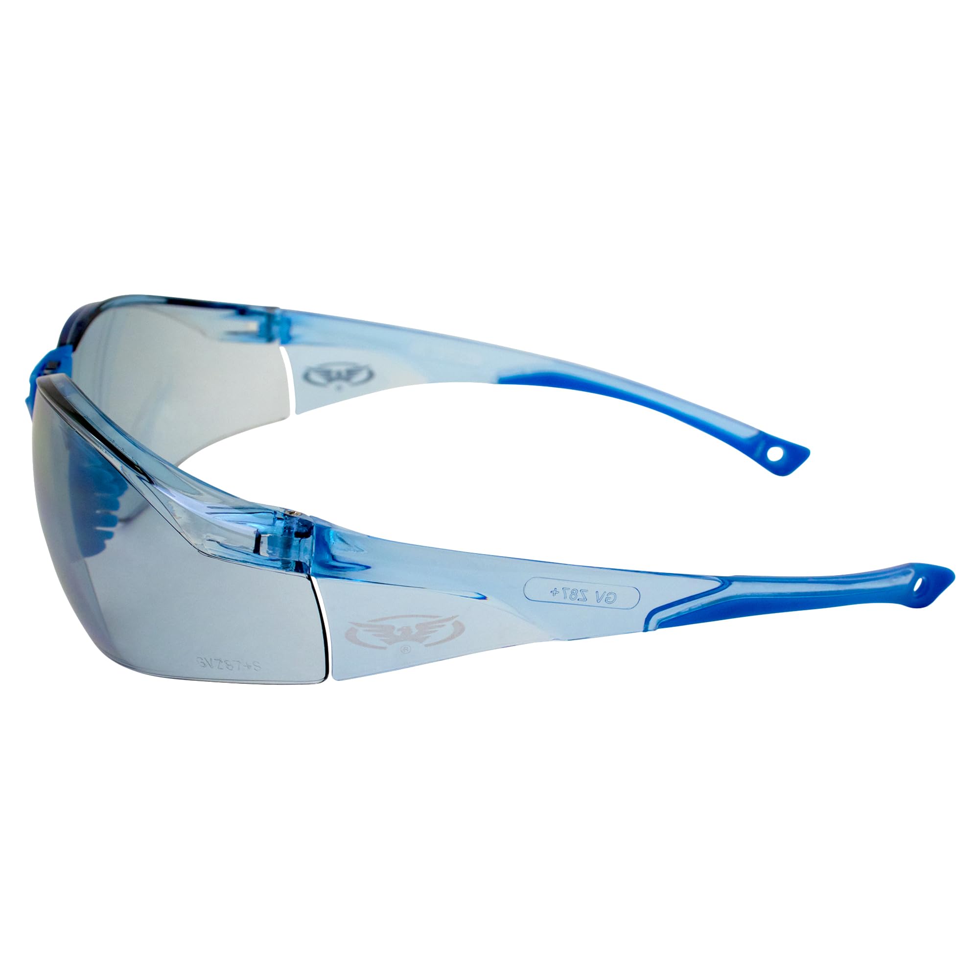 Global Vision Cruisin Safety Sport Motorcycle Sunglasses (Blue)