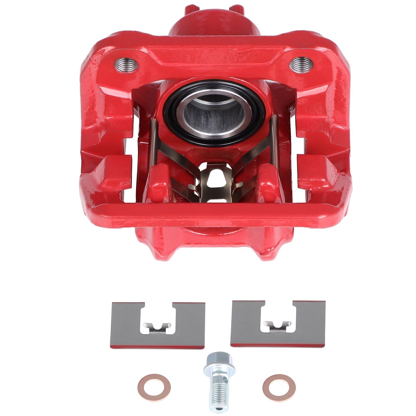 SCITOO Rear Right Brake Caliper With Bracket 19B6887 Red Compatible For Acura RDX 2013-2018 For Honda Crosstour 2012-2015 For Ho