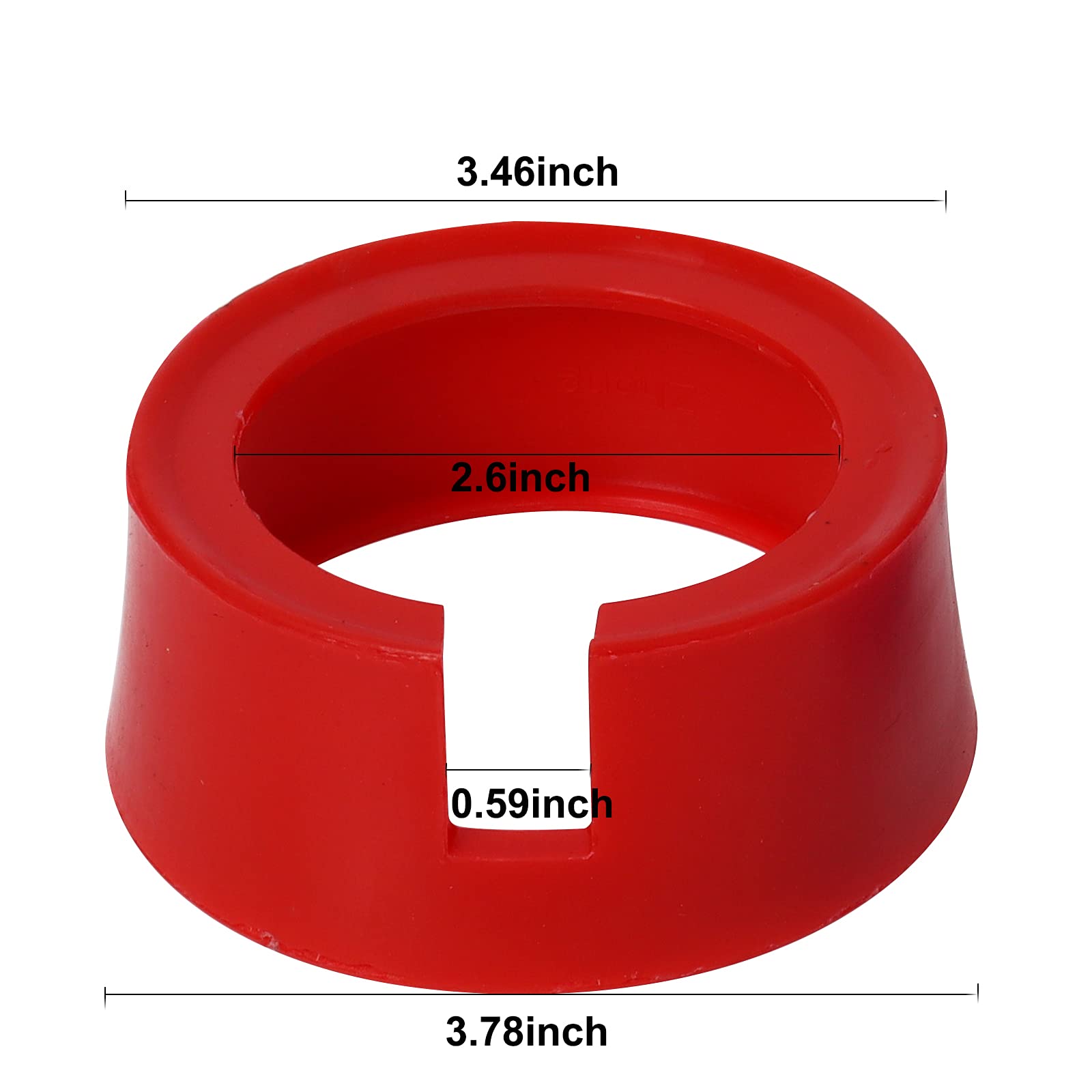 49190 Boot For Yellow Jacket Hvac Gauge Boots 3-1/8' Gauge 1 Pair Red Blue Ac Gauges Protective Cover