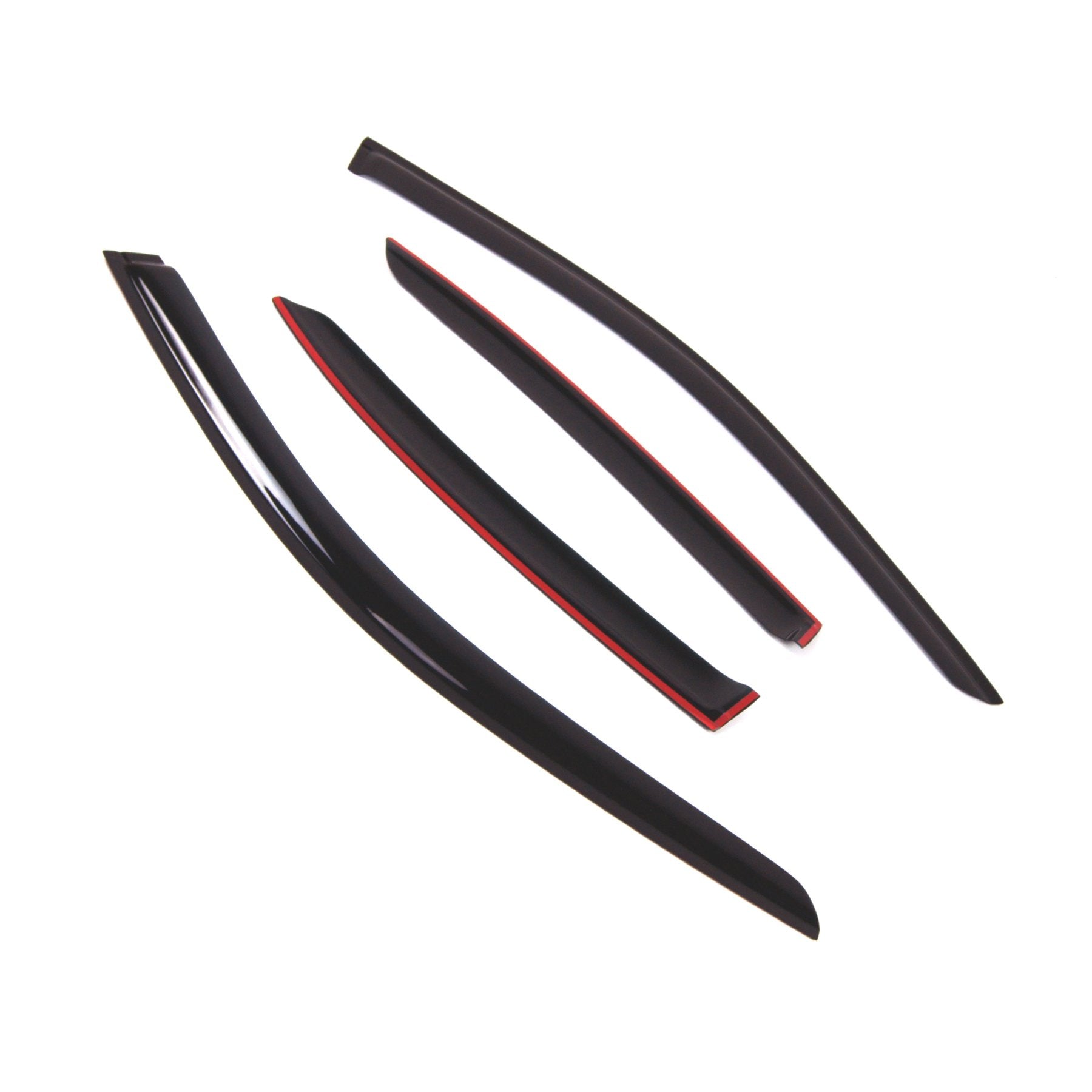 Tuningpros Outside Mount Window Vent Visors Rain Guards Compatible With Lexus Gs350 Gs450H Gs 2013-2016 | Side Window Wind Defle