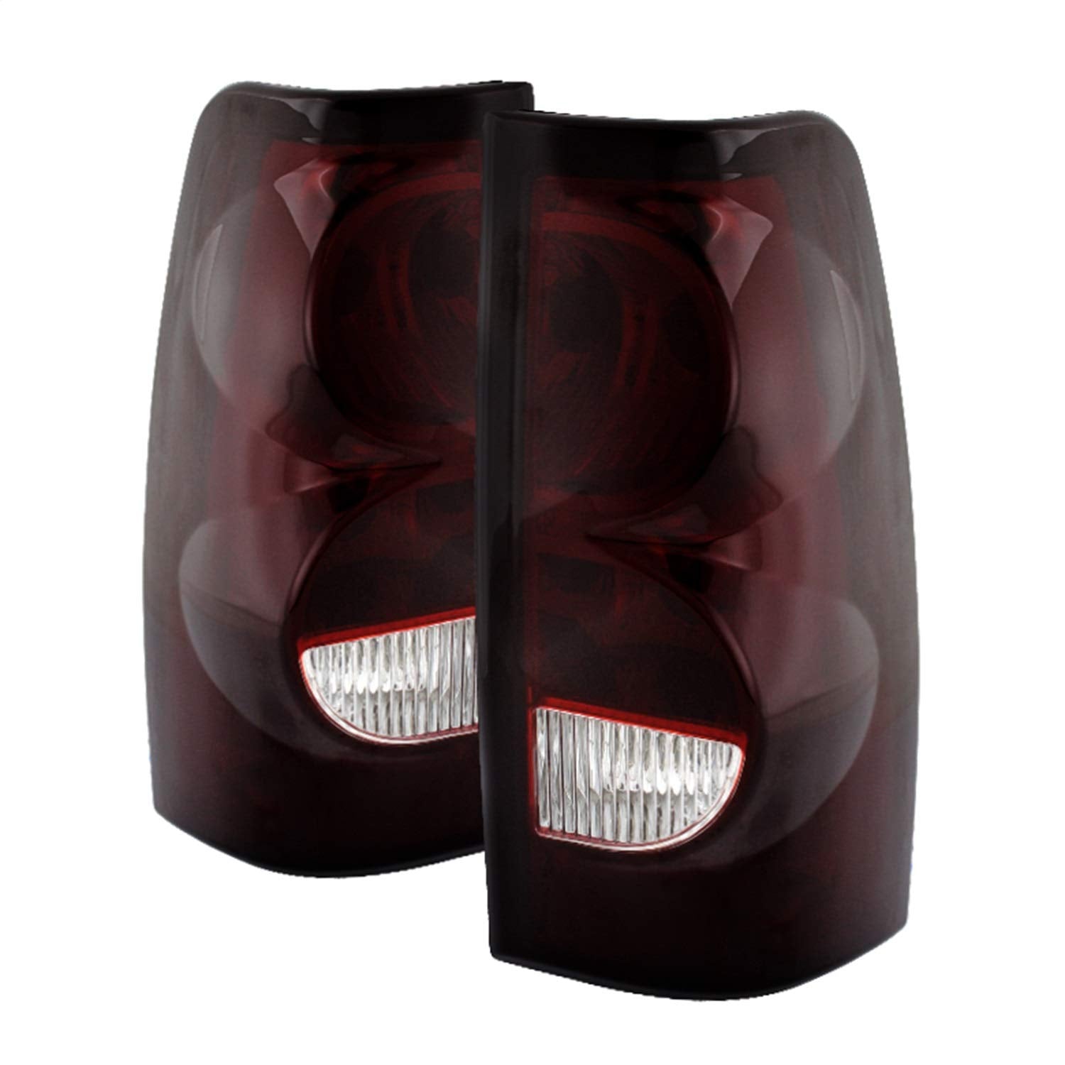 Xtune Alt-Jh-Cs03-Oe-Rsm Chevy Silverado Tail Light, Red Smoke
