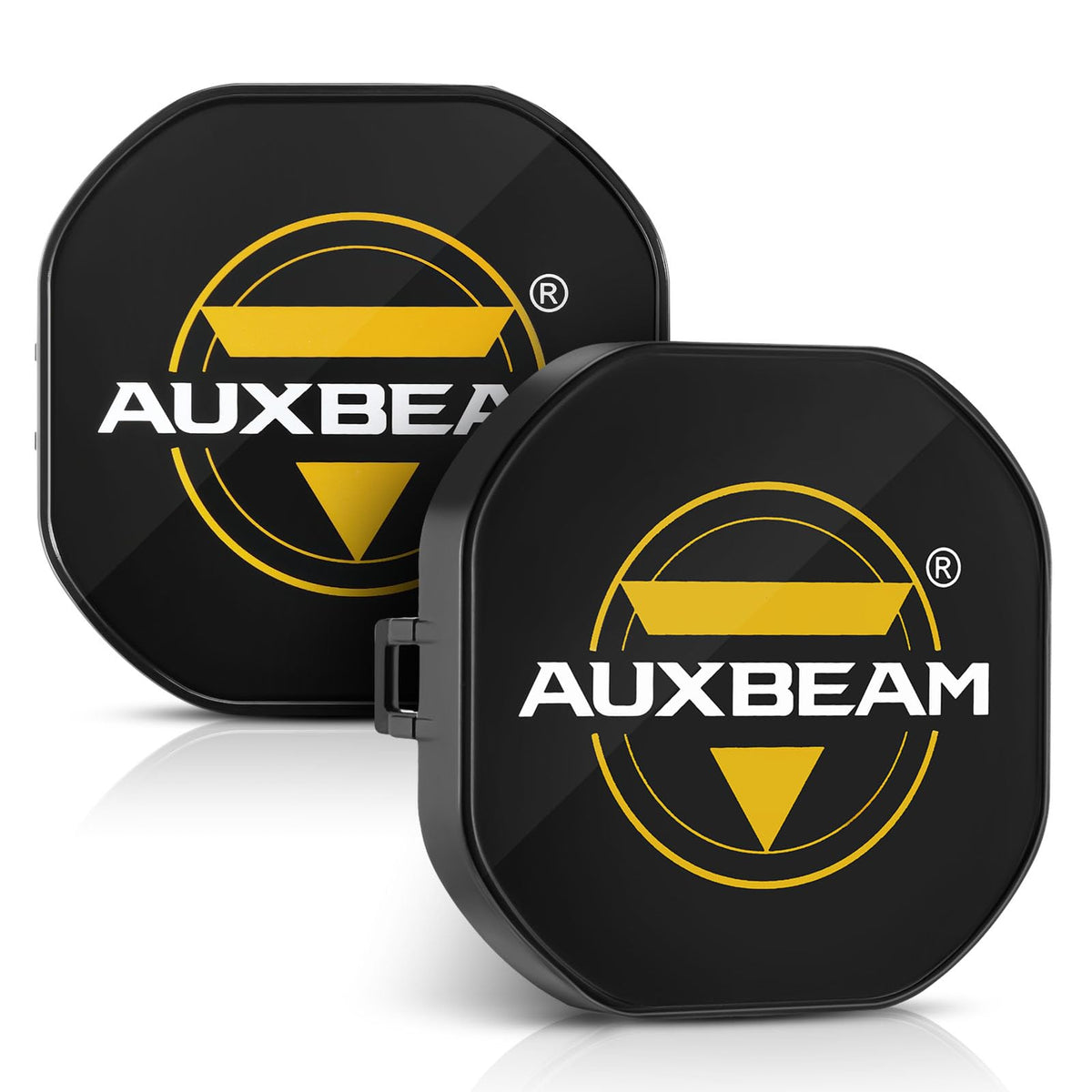 Auxbeam Xp-Ultra Series 3-Inch Black Protective Light Covers, Offroad Led Pods Lens Cap, On Road/Off Road, Snap-On Design, For 3