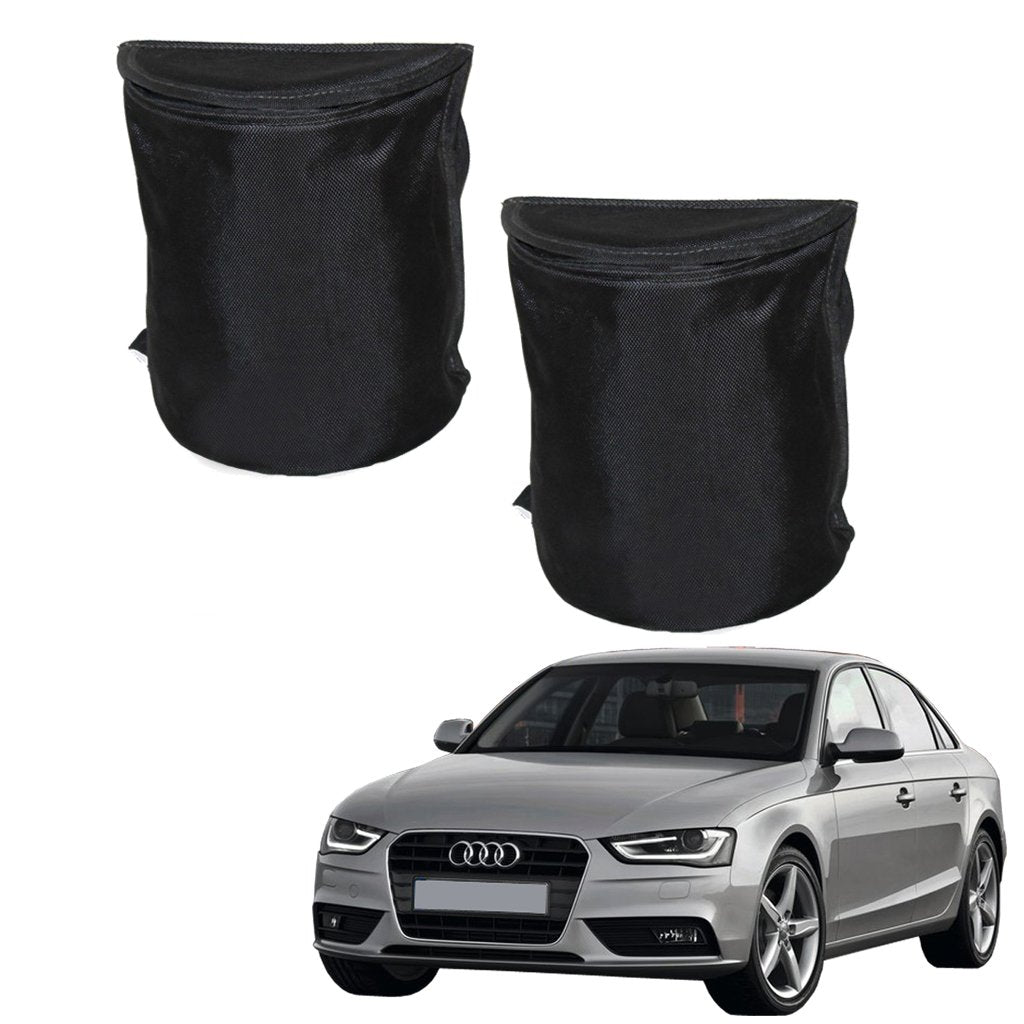 Kozdiko Semi Cylindrical Car Dustbin Set of 2 Pcs for Audi A4