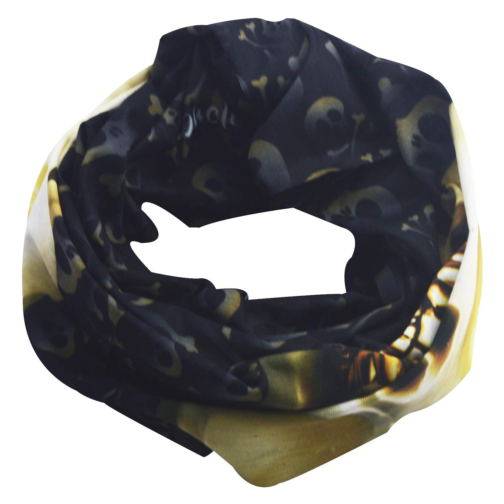 Obacle Skull Face Mask For Dust Wind Uv Sun Protection Seamless 3D Face Mask Bandana For Men Women Durable Thin Breathable Skele