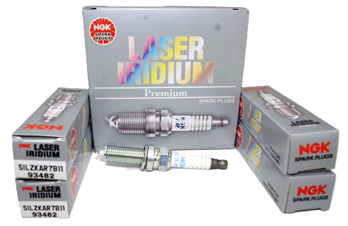NGK Laser Iridium Spark Plug SILZKAR7B11 (4 Pack) Compatible With SUBARU OUTBACK 2.5I 2013-2017 2.5L/2498cc