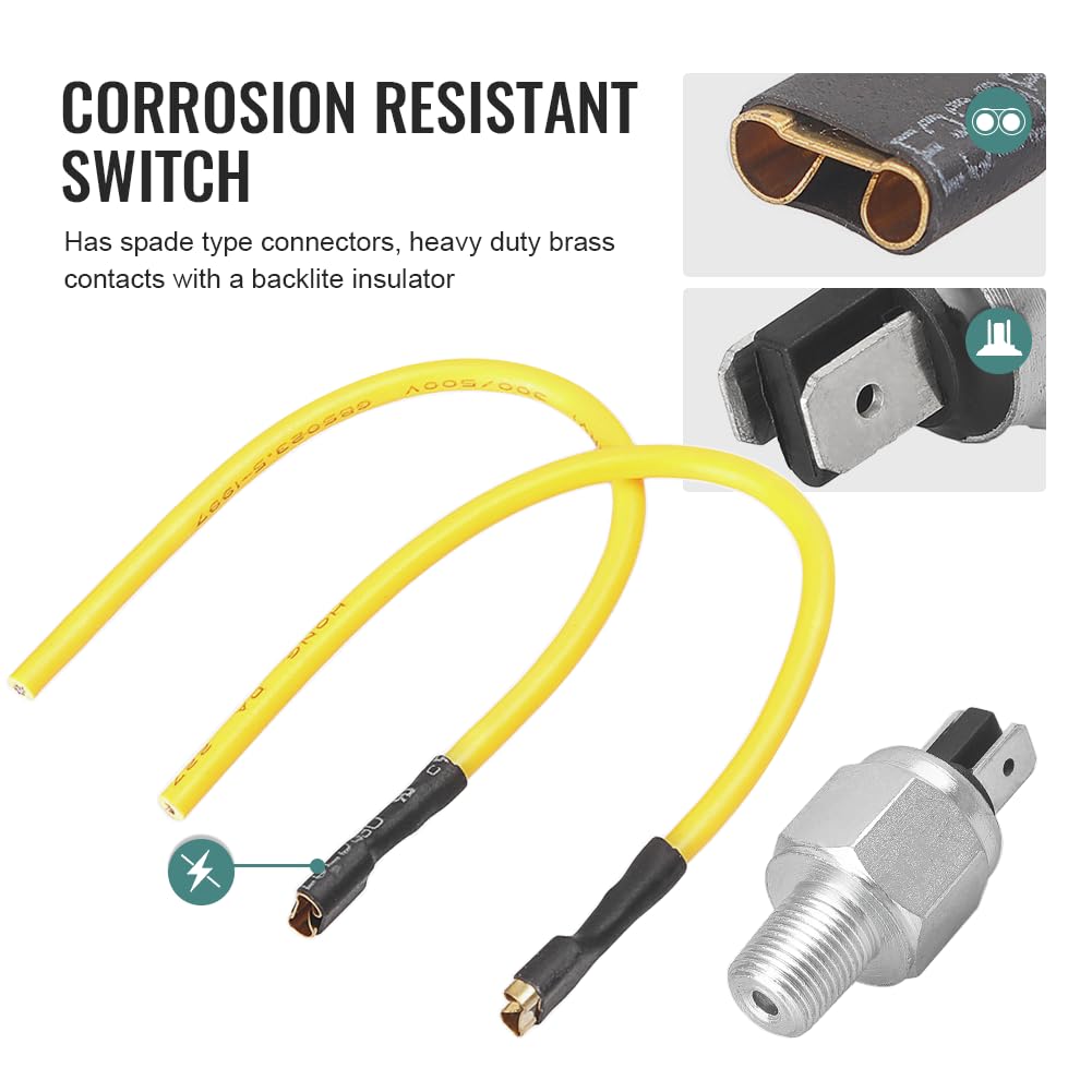 Gzyf Motorcycle Brake Switch For Harley Davidson 2003-2014 Touring, 2004-2014 Fxst (Replacement For 72023-51D/E)