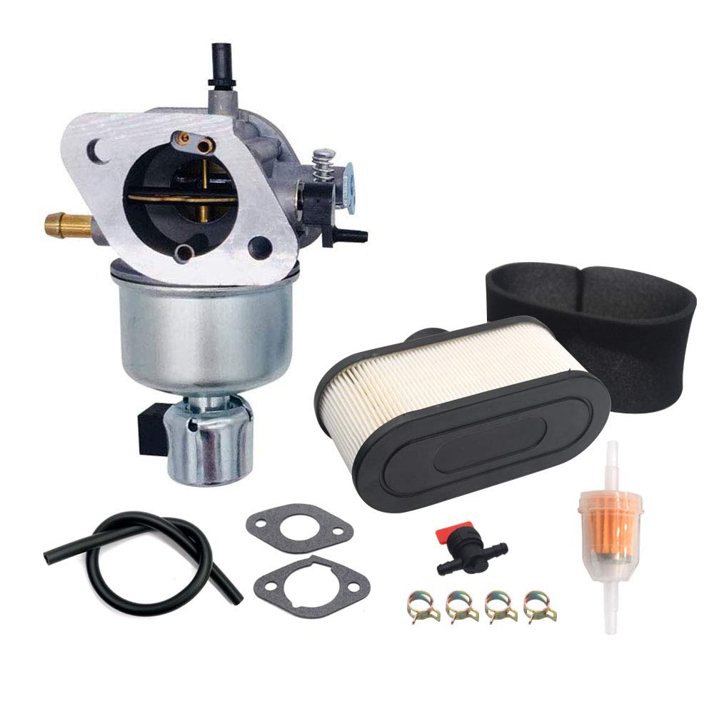 Huthbrother 15004-0827 Carburetor With 11013-7047 11013-0726 Air Filter Kit For Kawasaki Fits Specific Fs541V Fr600V Fs600V Engi