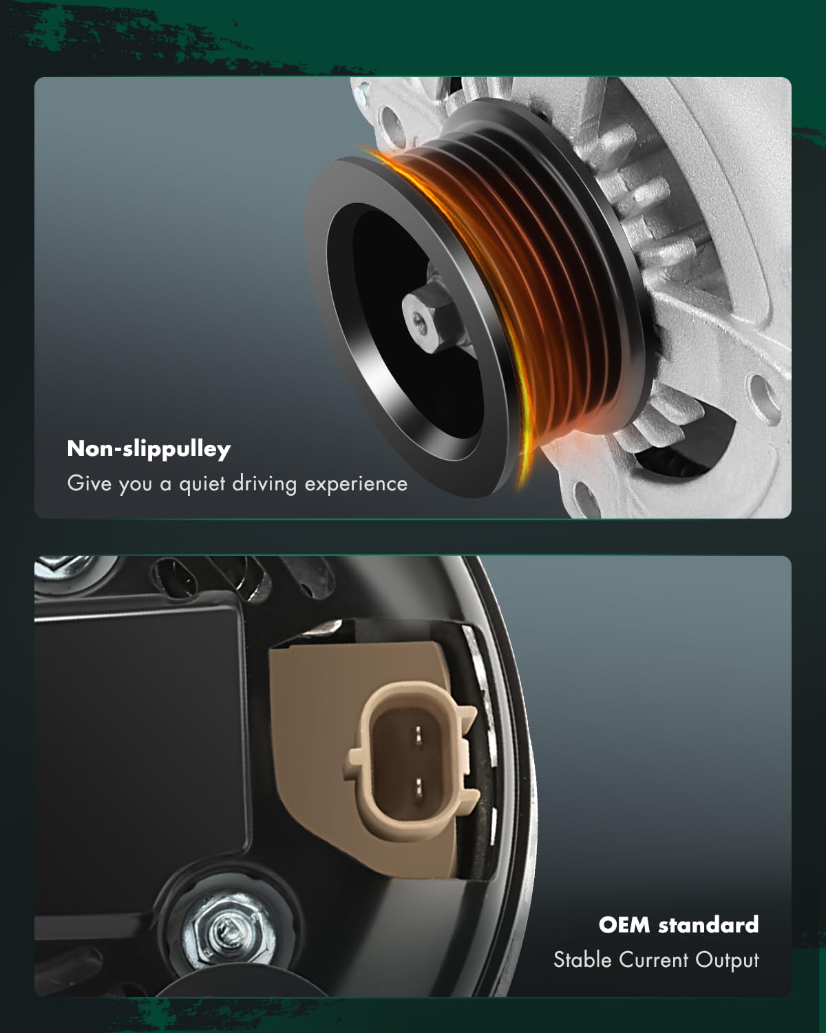 SCITOO Alternator Fits for Dodge for Charger 2006-2007, for Magnum 2005-2007 & for Chrysler 300 2005-2007, 2.7L 3.5L 5.7L 6.1L -