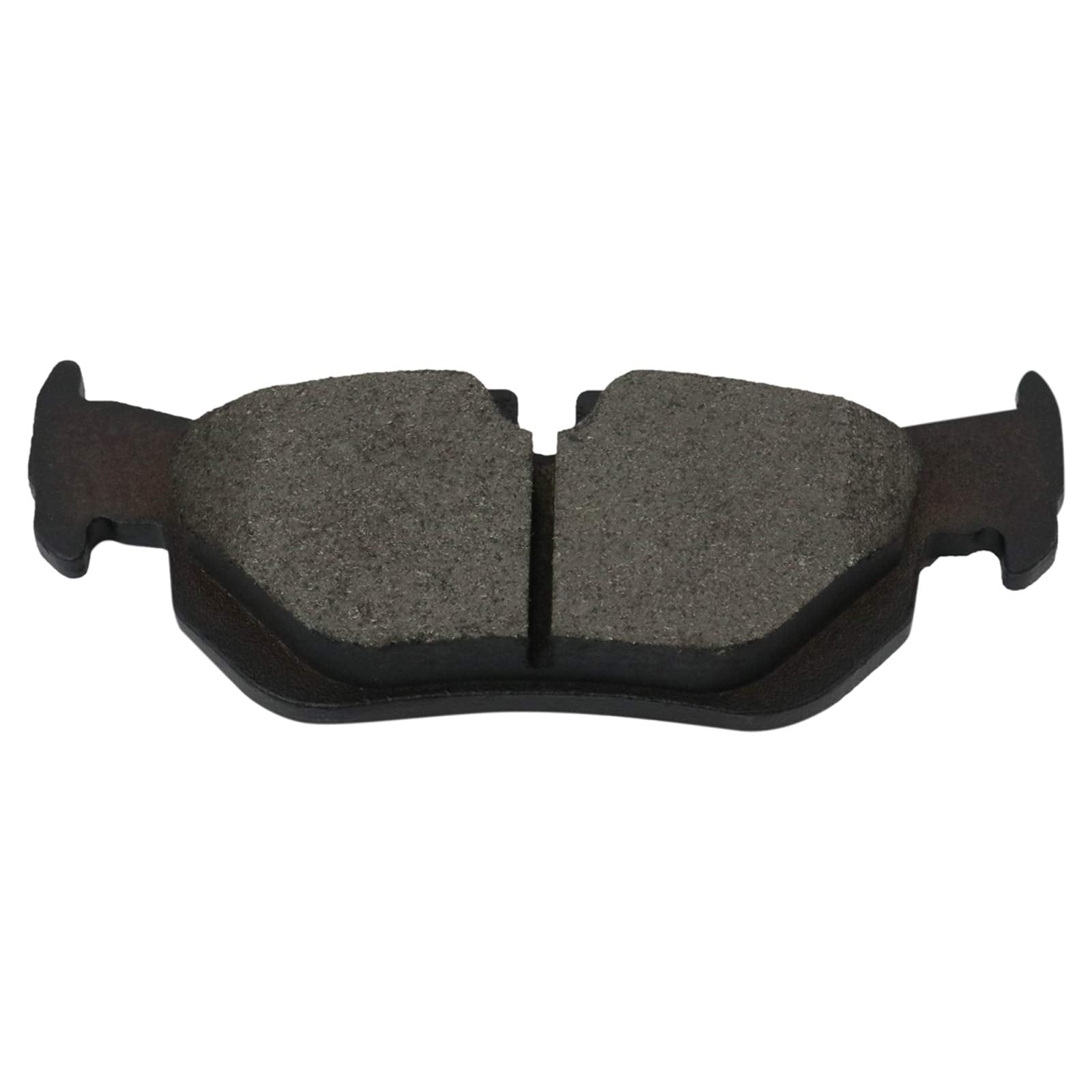 Trq Rear Brake Pad & Rotor Kit Brake Pads Brake Rotor Semi-Metallic Compatible With 2009-2013 Bmw 128I