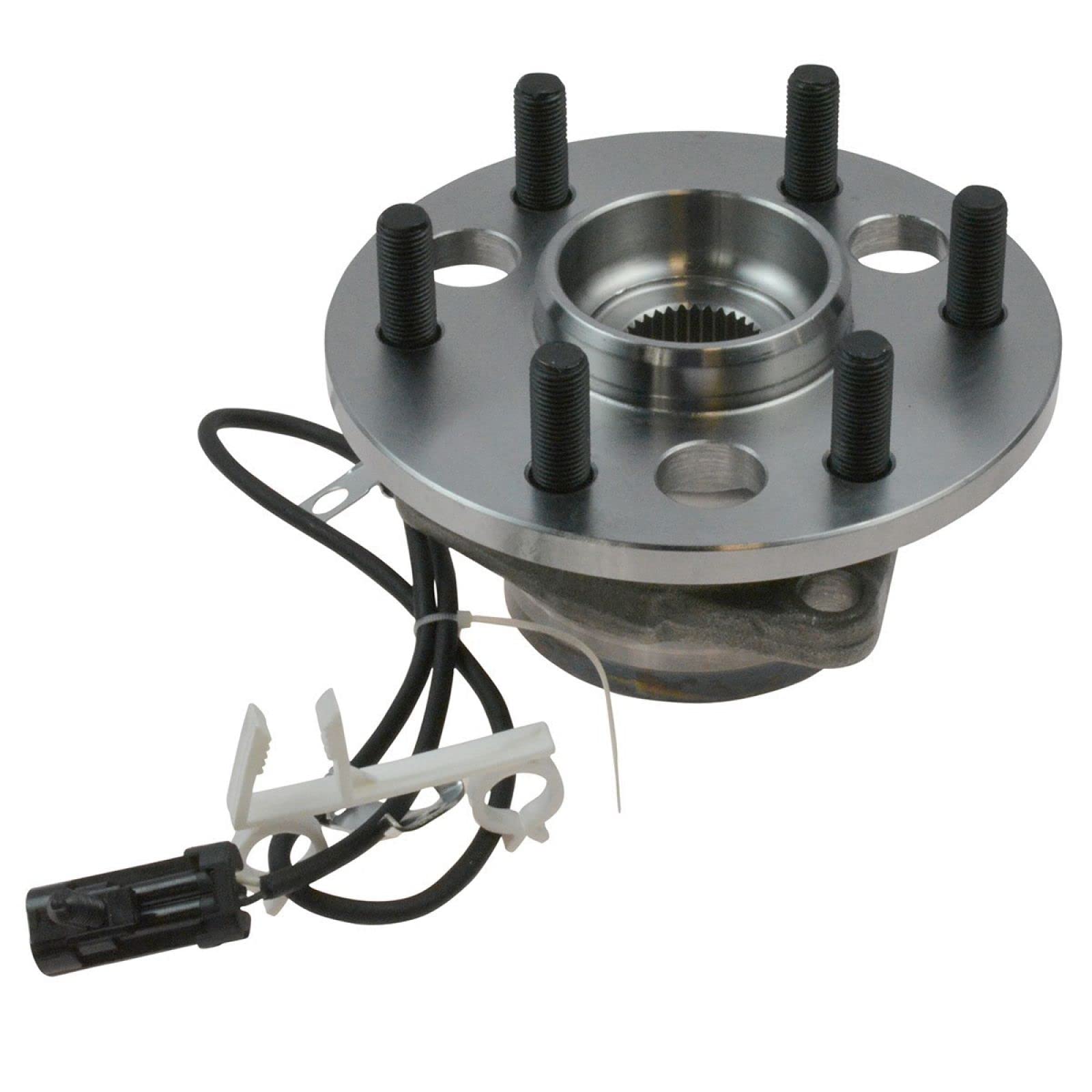 Trq Front Wheel Bearing & Hub Assembly 4Wd With Abs Sensor Compatible With 1999-2000 Cadillac Escalade 1995-1999 Chevrolet K1500