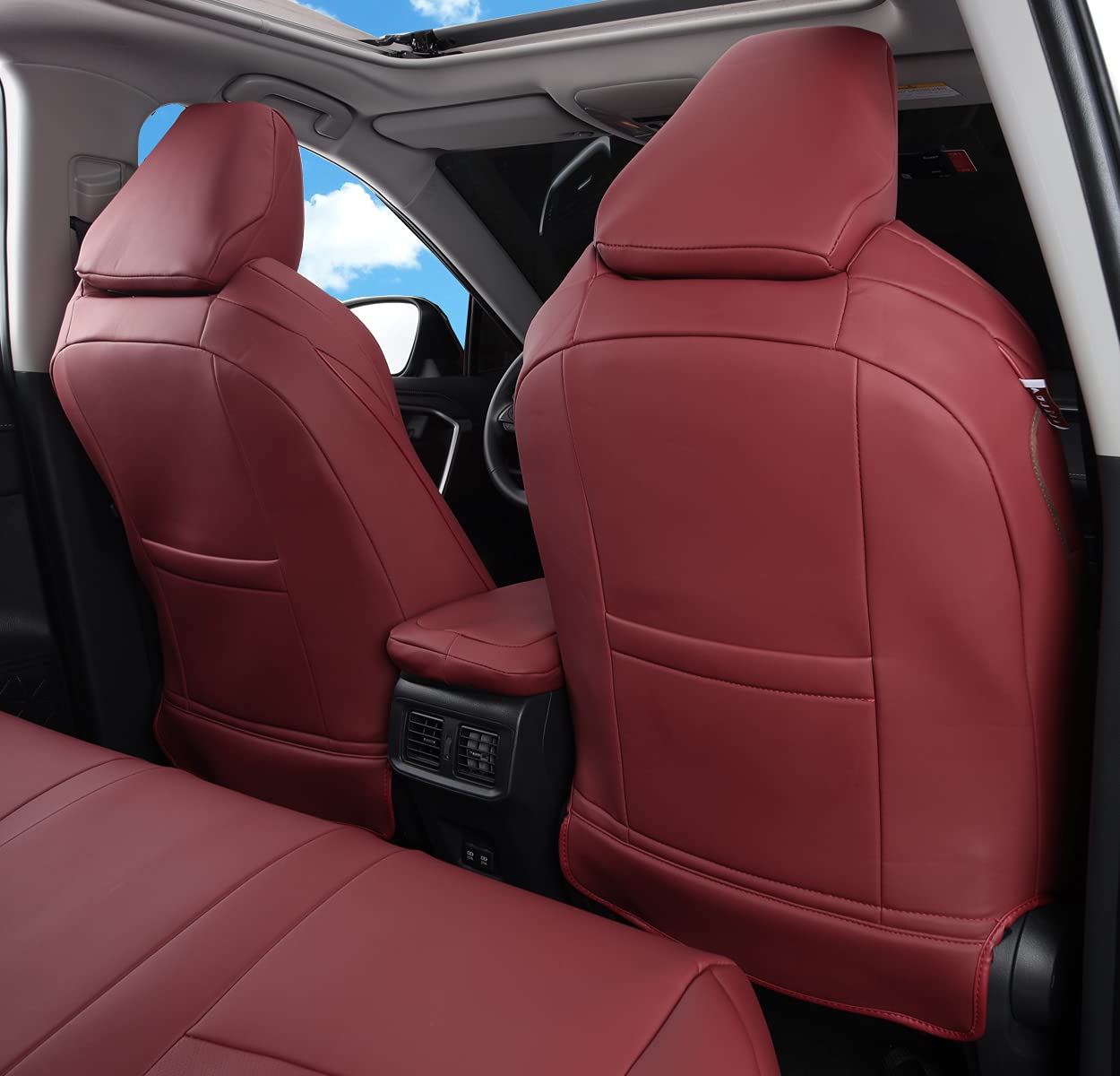 Luluda Custom Fit Rav4 And Venza Seat Covers Fit For Toyota Rav4 2019 2020 2021 2022 2023 2024 2025 Prime And Xse Hybrid With Wa