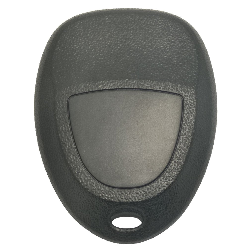 Keyless Entry Remote Car Key Fob Shell Case 4 Buttons Replacement Fit For Gm Gmc Chevrolet Chevy Buick With Button Pad (Black)