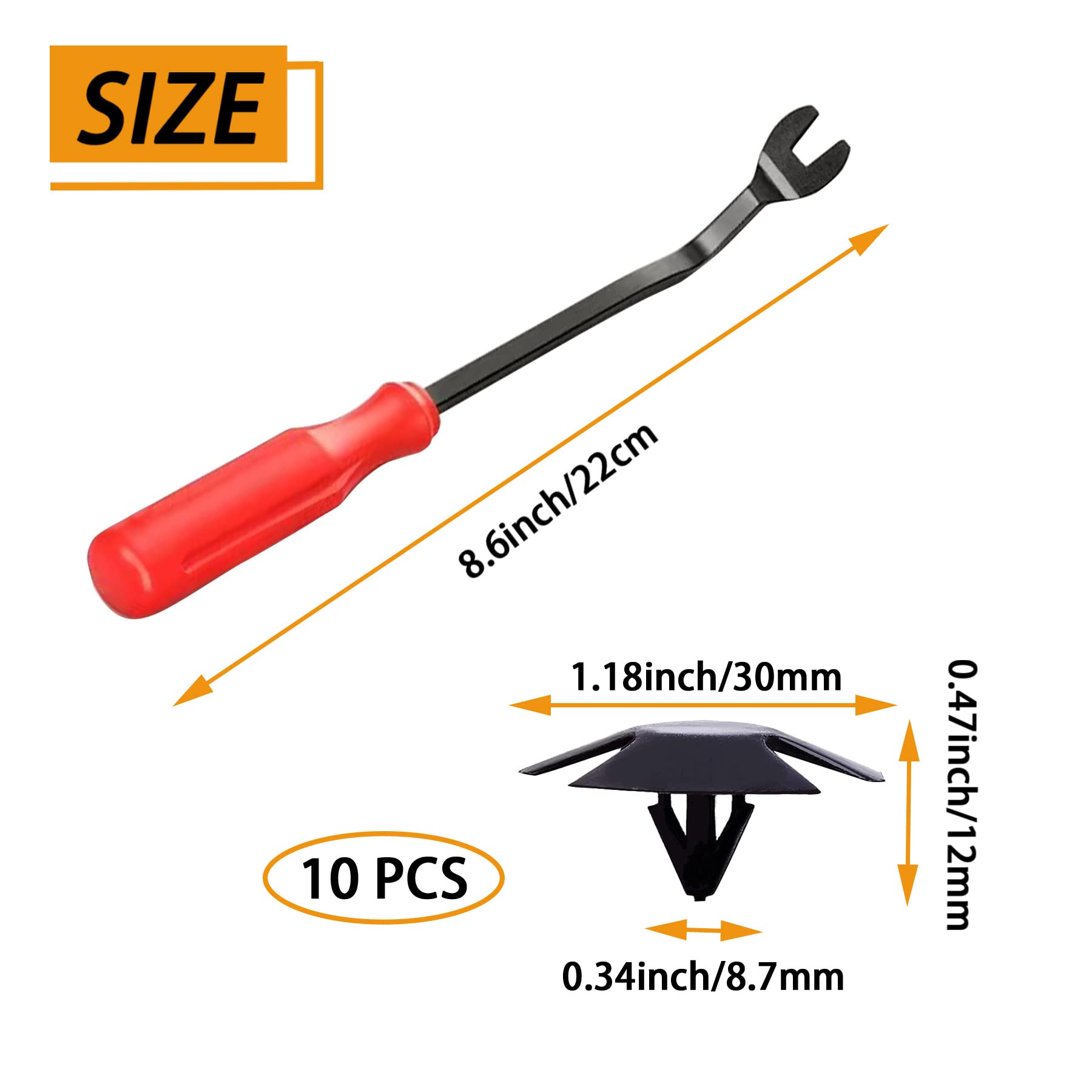 Windshield Washer Sprayer Nozzles Hose Kit - 4 Meters Windshield Washer Hose With Hose Connectors & Hood Insulation Retainers & Plastic Fastener Remover Suitable For Jeep Dodge Ram Chrysler