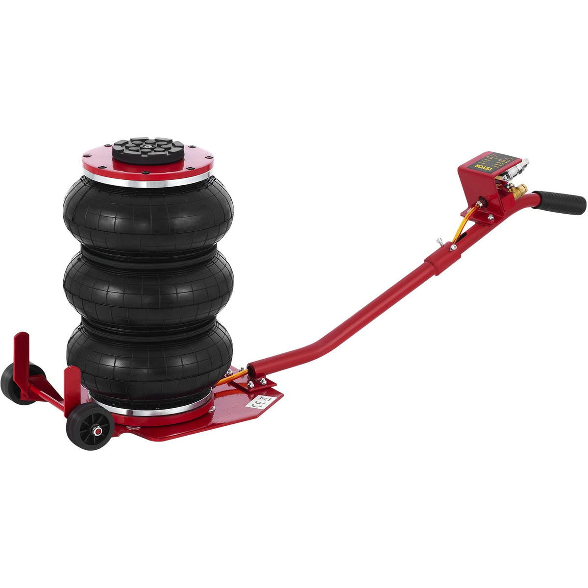 Mophorn Air Jack, 3 Ton/6600Lbs Air Bag Jack, Pneumatic Jack Fast Lift Up To 16 Inch, Air Jack For Your Cars(Long Handle)