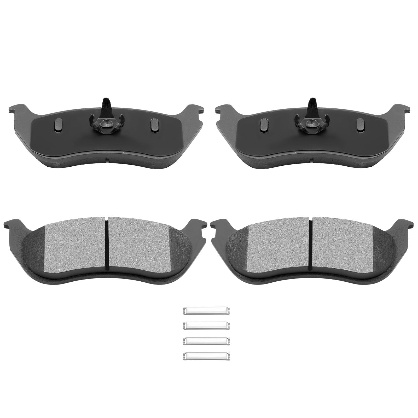 Automuto 4Pcs Rear Ceramic Disc Brake Pads Set D881 For Ford For Explorer 2002-2005,For Mercury Mountaineer 2002-2005