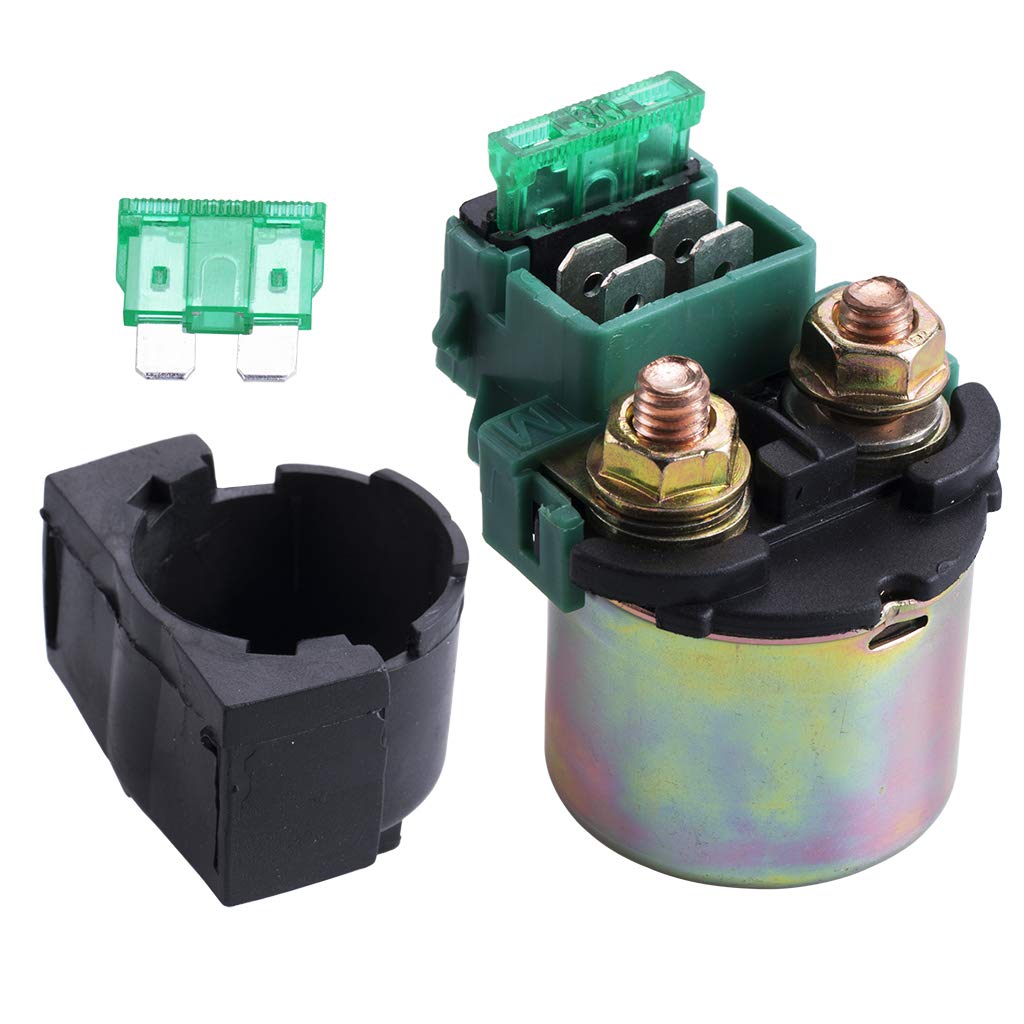 CNCMOTOK Starter Relay Solenoid for Kawasaki Bayou 220 KLF220 1988-2002 Bayou 250 KLF250 2003-2010 KLX650 1993-1996 Vulcan 800 1