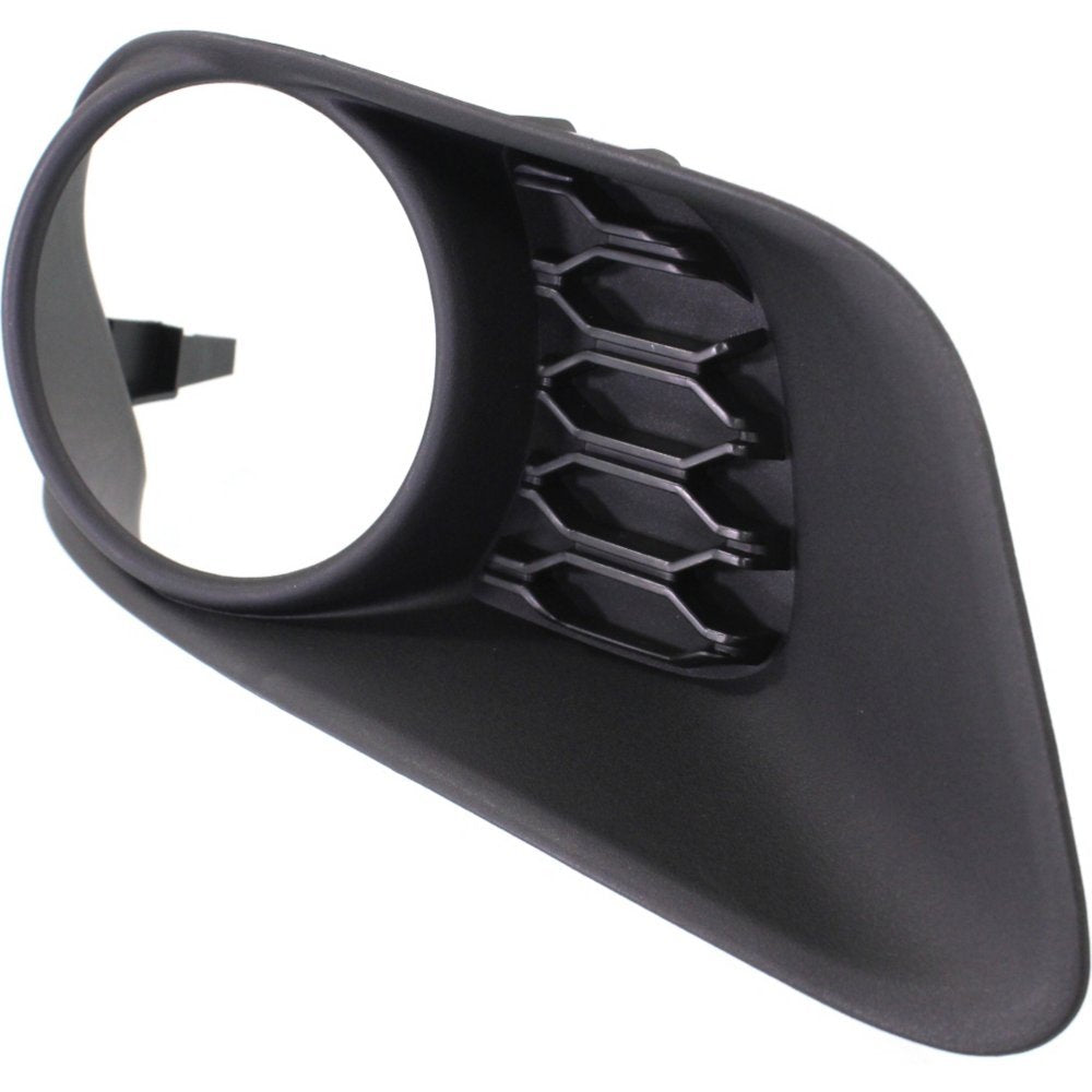 Evan Fischer Front Fog Light Trim Compatible With 2011-2020 Dodge Grand Caravan, Primed, Passenger Side