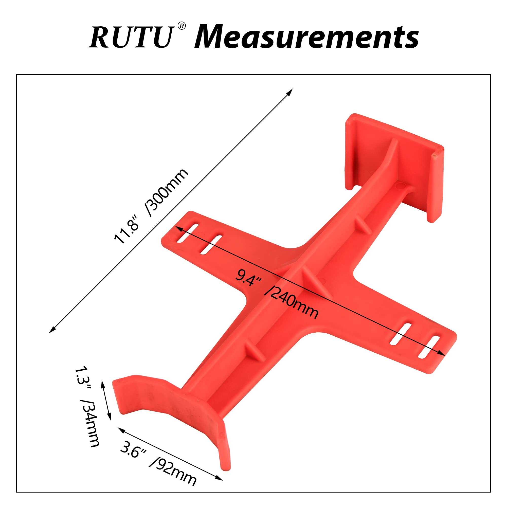 Rutu 10.9 Inch Universal Fork Guard Suspension Fork Support Guard Transportation Protector With 2 Hook And Loop Straps For Xc-W