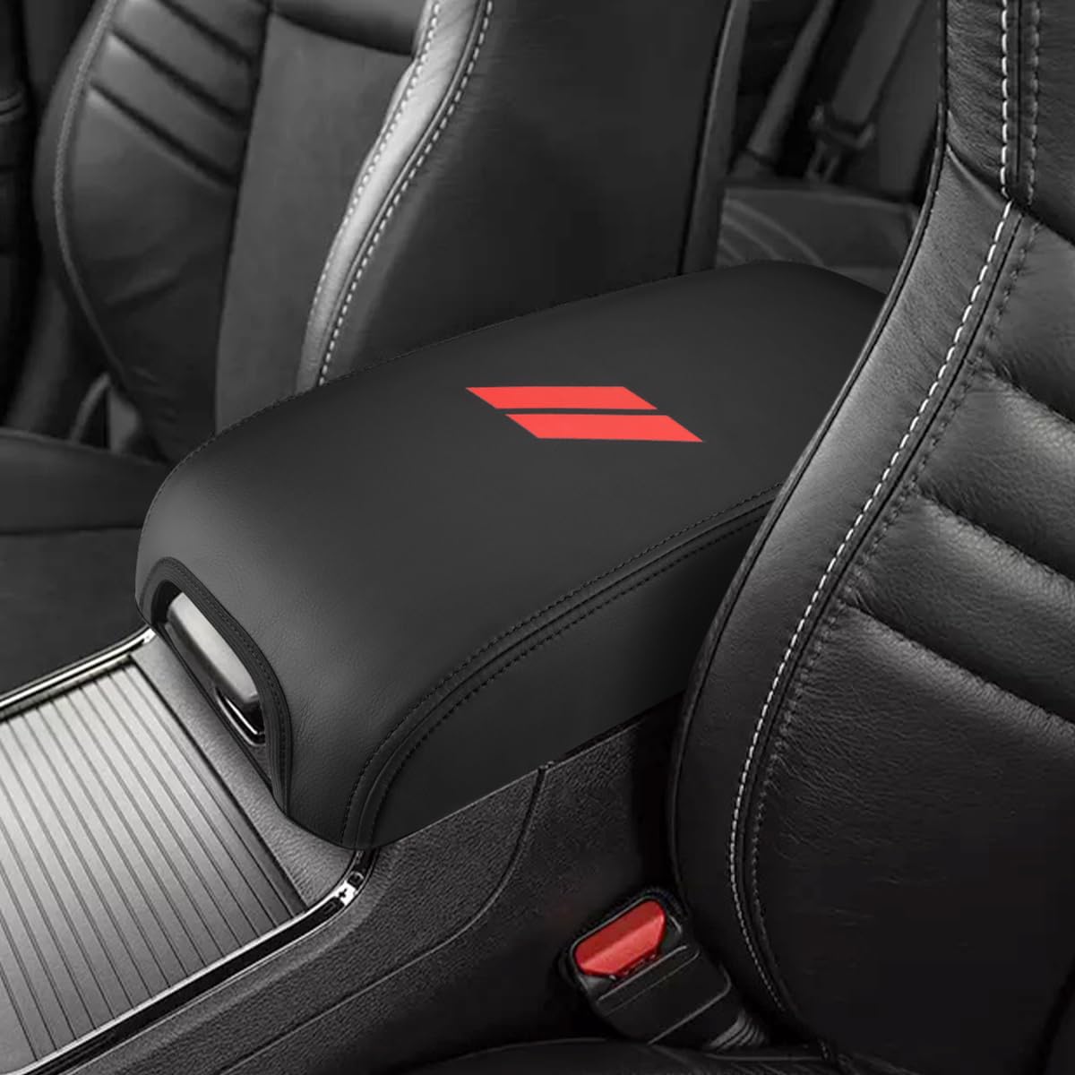 Intget Center Console Cover For Dodge Charger Accessories 2011-2020 2021 2022 2023 For Chrysler 300 2015-2022 Leather Armrest Co