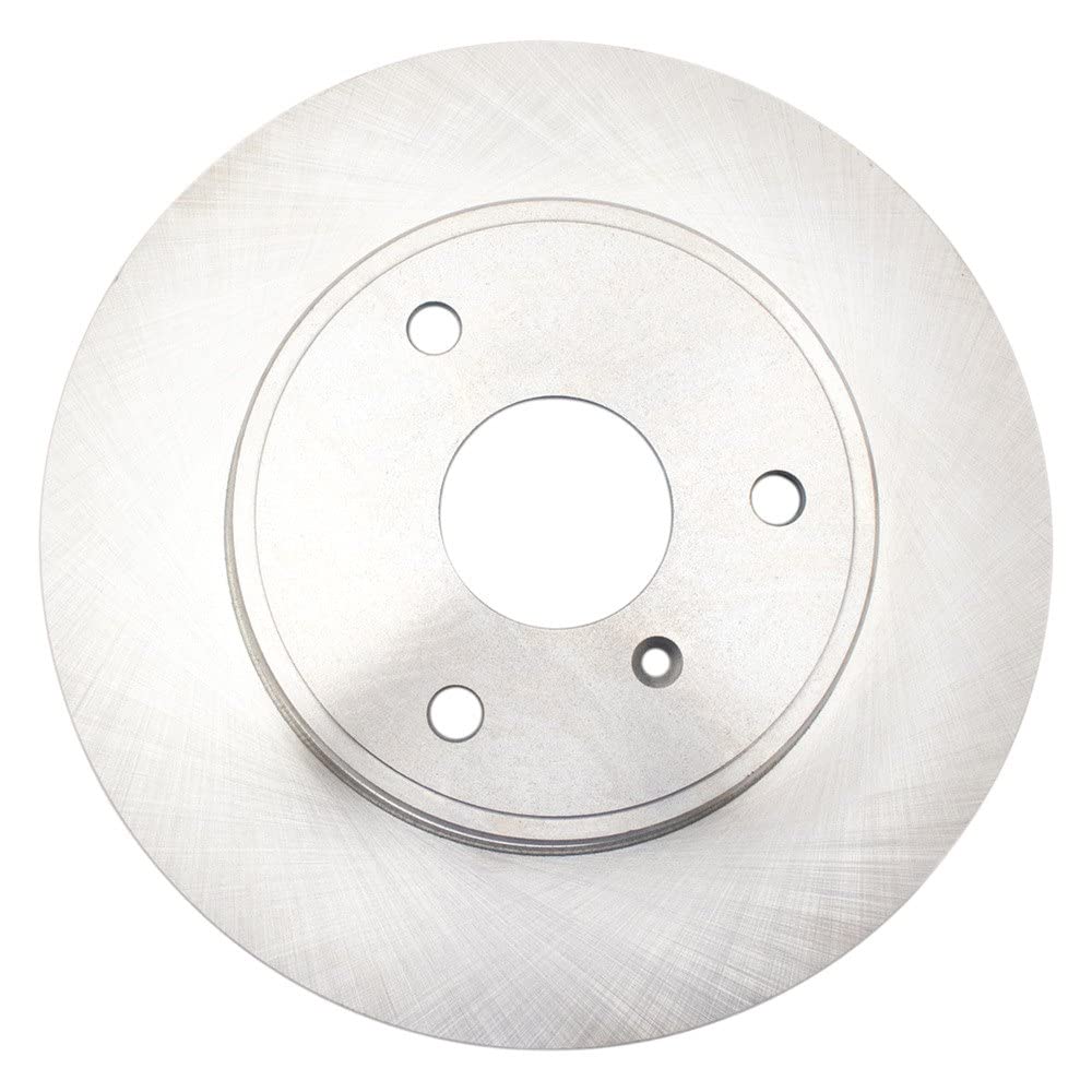 Trq Front Brake Rotors Set Solid Compatible With 2008-2015 Smart Fortwo