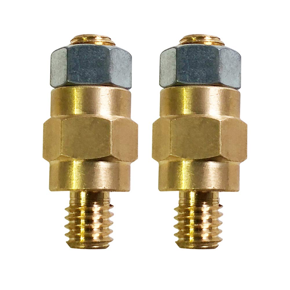 Ampper 3/8''-16 Brass Stud Side Post Battery Terminal Bolt, Standard Battery Side Post Extender Stud Compatible with GM Post, Pa