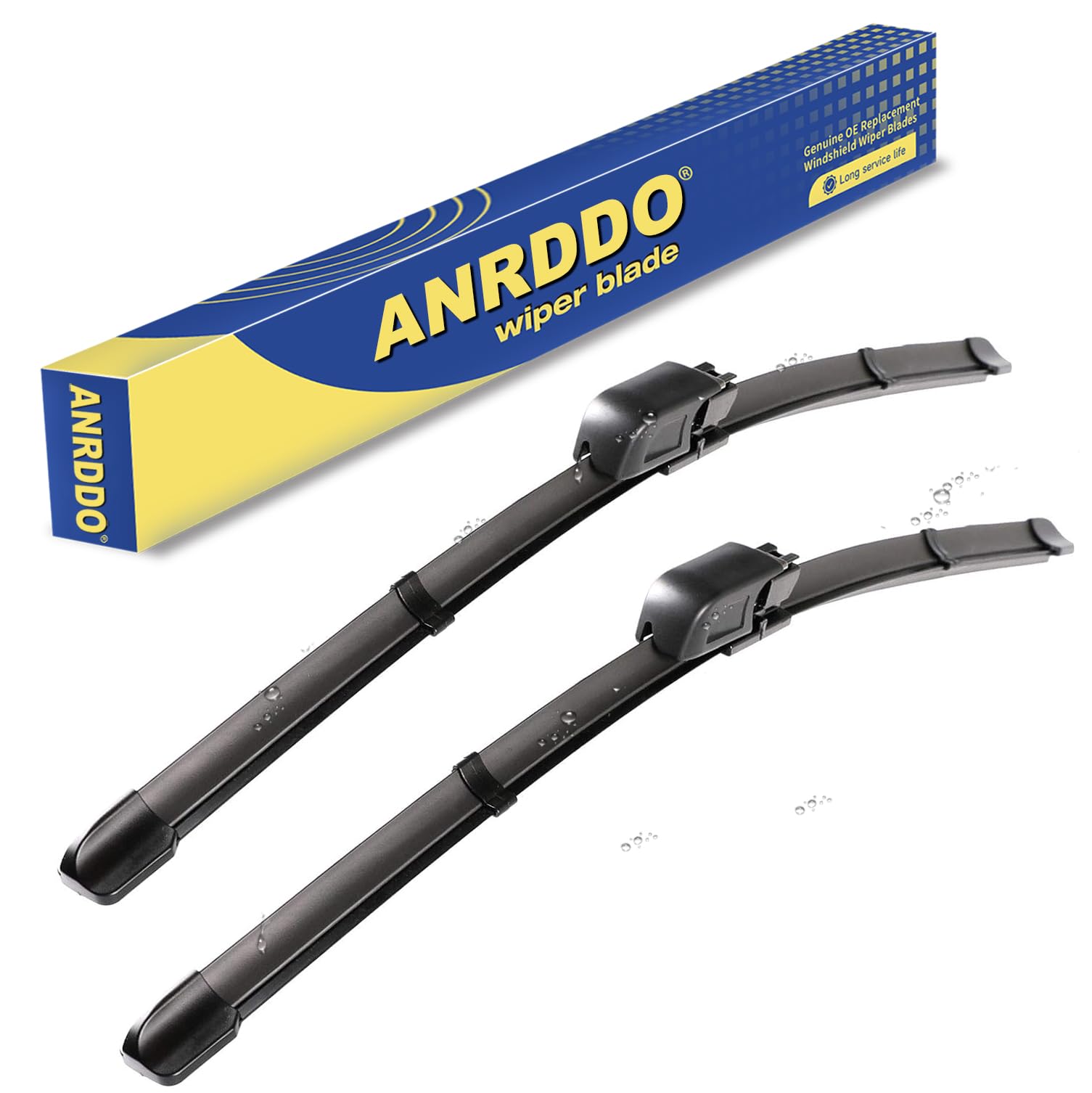 Anrddo Wipers Replacement For Mbz C Clk Class Clk320 Clk500 Clk55 C230 C240 C280 C350 2003-2009 A8 S8 Original Equipment Replace