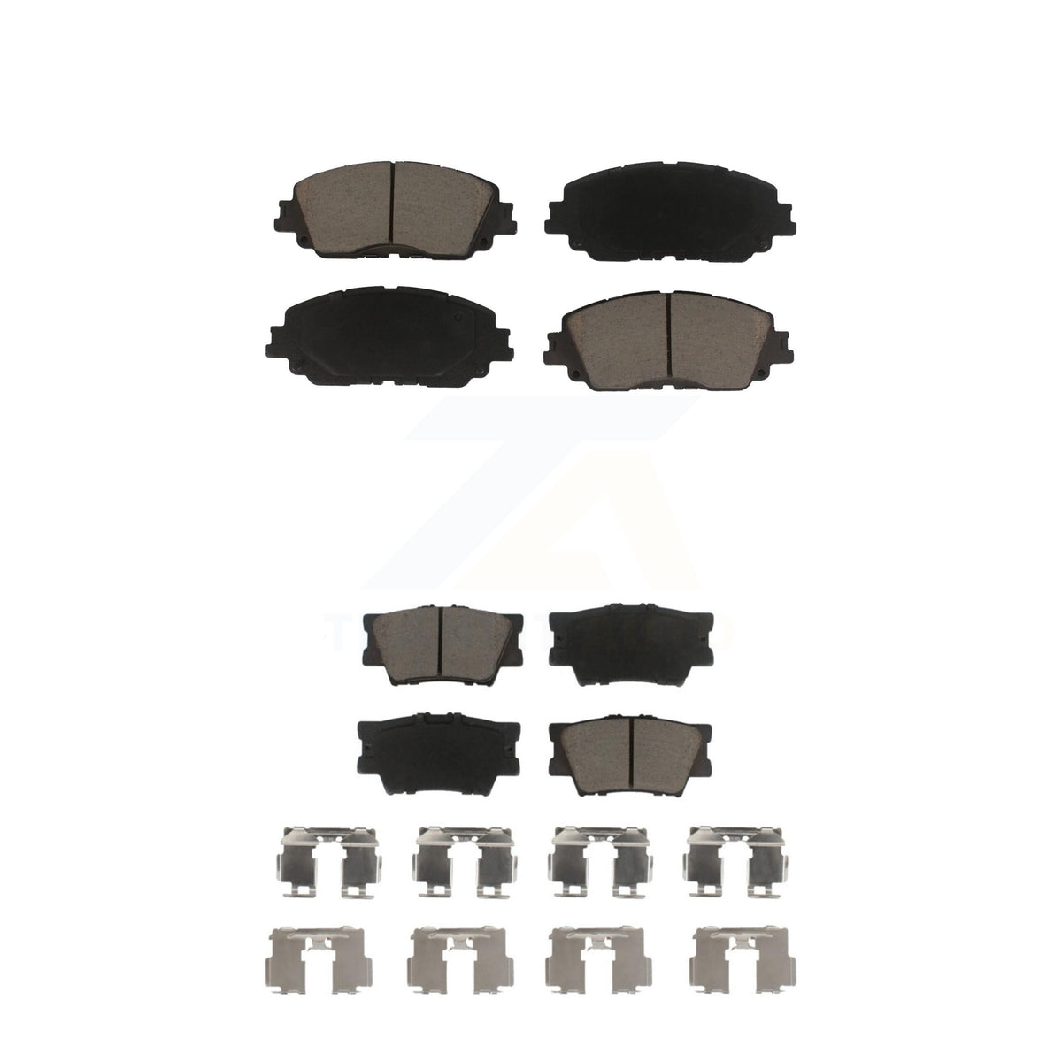 Cmx Front Rear Ceramic Brake Pads Kit Replacement For Toyota Camry Kcx-100328