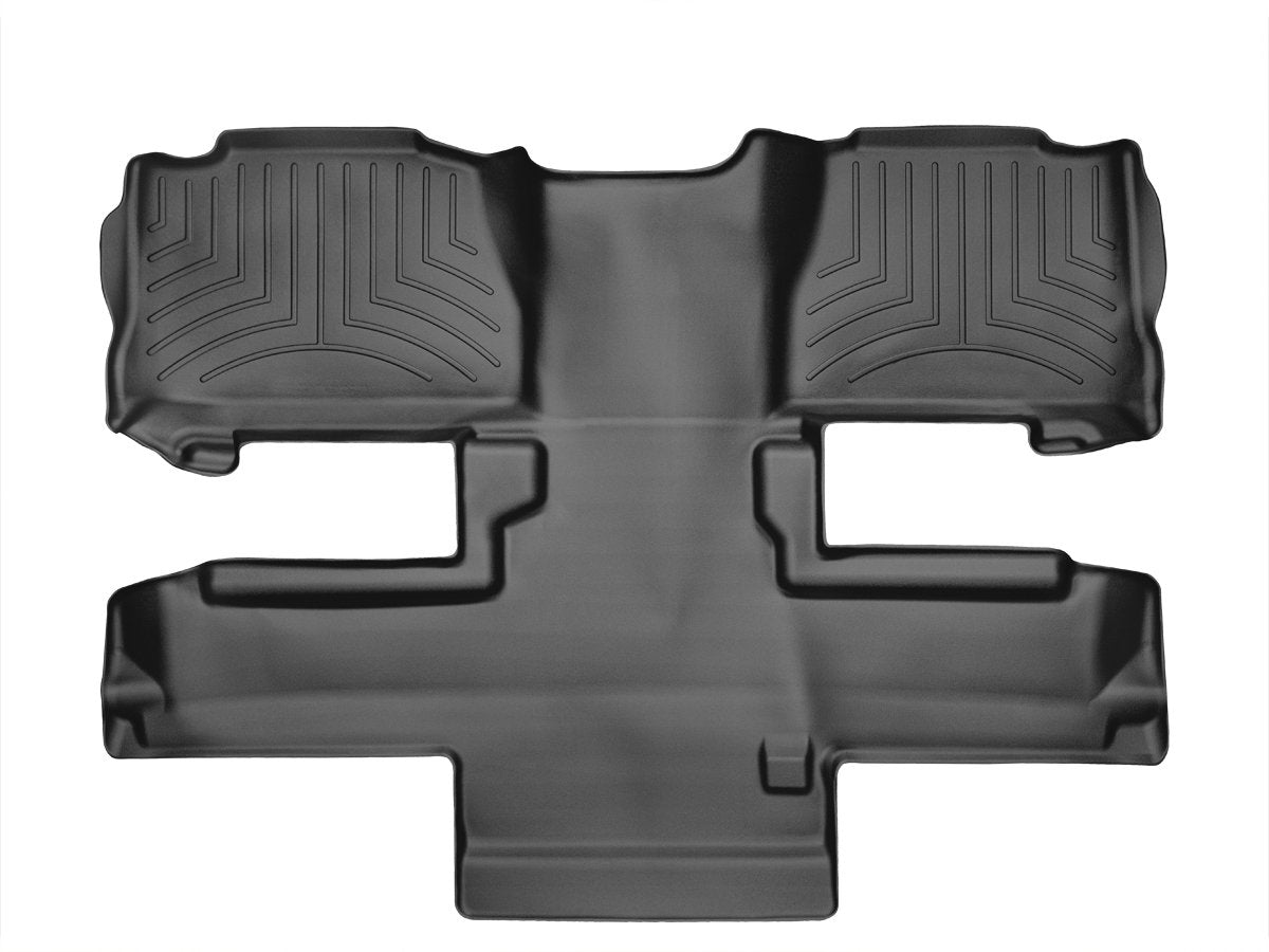 WeatherTech Custom Fit FloorLiners for Tahoe, Yukon - 2nd Row (442353), Black