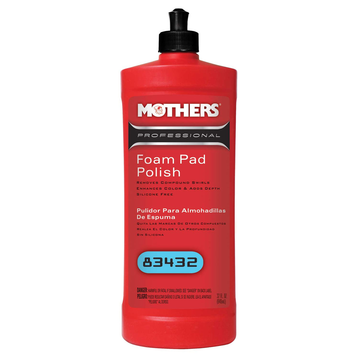 Mothers 83432 Professional Foam Pad Polish, 32 Oz