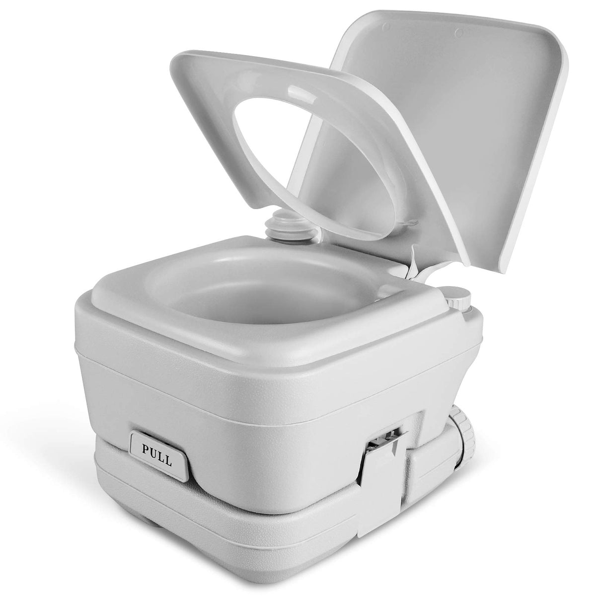 Yitahome 2.6 Gallon Portable Toilet For Camping, Rv Travel Porta Potty With Press Flush Pump, Anti-Leak Seal Ring For Truck Trav