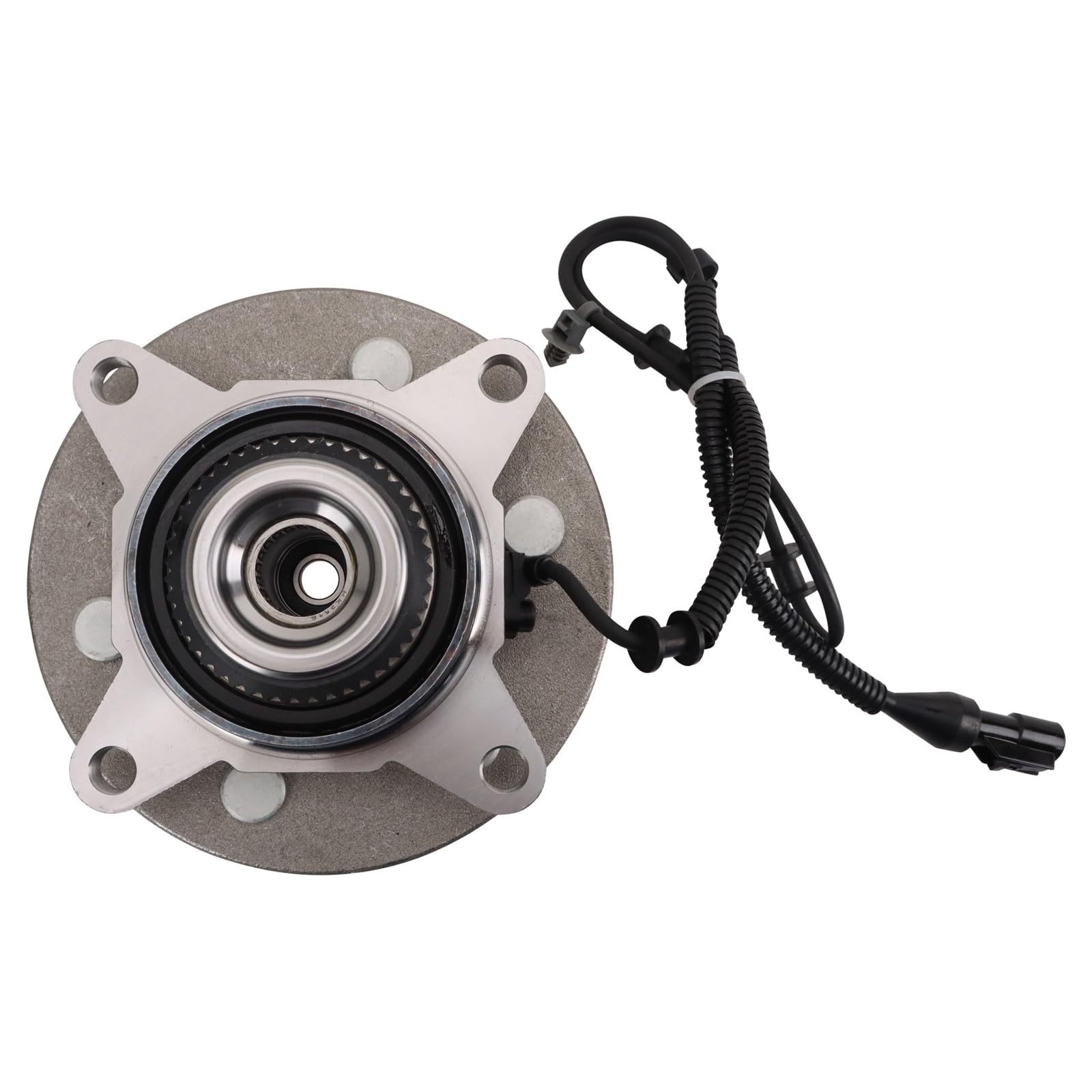 Trq Front Wheel Bearing & Hub Assembly 4Wd With Abs Sensor Compatible With 2005-2008 Ford F-150 2006-2008 Lincoln Mark Lt