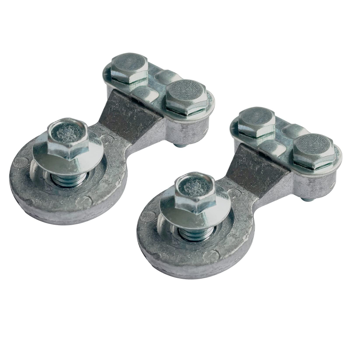 Ampper 3/8''-16 Lead Side Post Battery Terminal Clamps, Standard Side Post Battery Terminal Connector Ends Compatible with GM Po