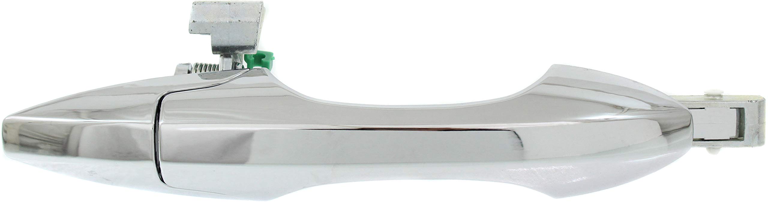 Evan Fischer Front or Rear Exterior Door Handle Compatible with 2007-2013 Acura MDX Chrome Plastic Passenger Side
