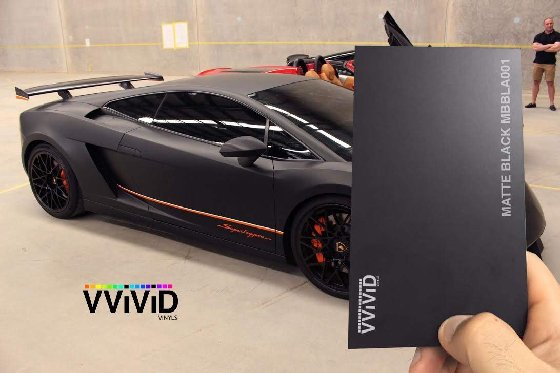 Vvivid Matte Black Vinyl Wrap Adhesive Film Air Release Decal Sheet (9.9Ft X 5Ft)