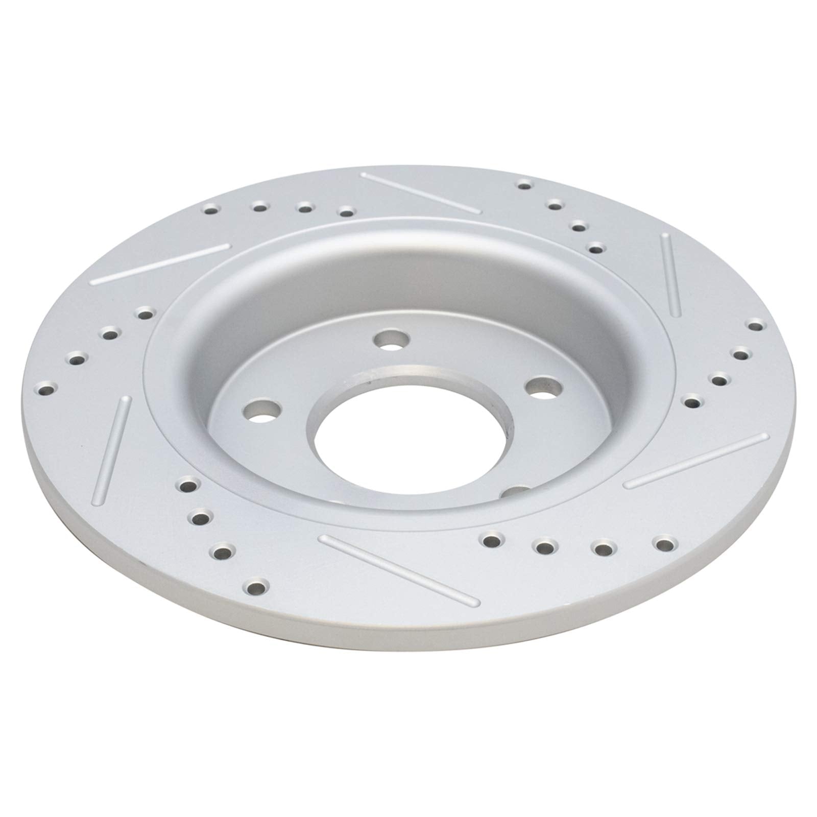 Trq Rear Performance Brake Rotors Set Premium G-Coated Compatible With 2004-2013 Mazda 3