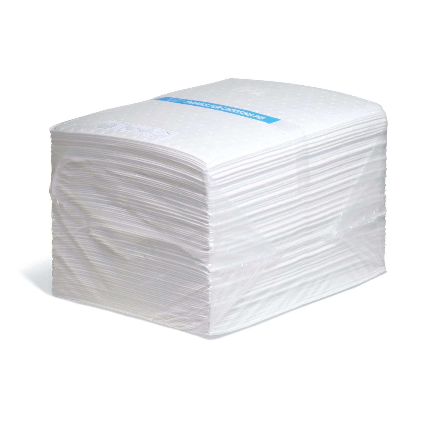 Pig Oil Mat - Oil-Only Absorbent Mat Pad - 100 Pads Per Bag - 15' X 20' Pad - Absorbs Up To 28 Ounces Per Pad - Mat403