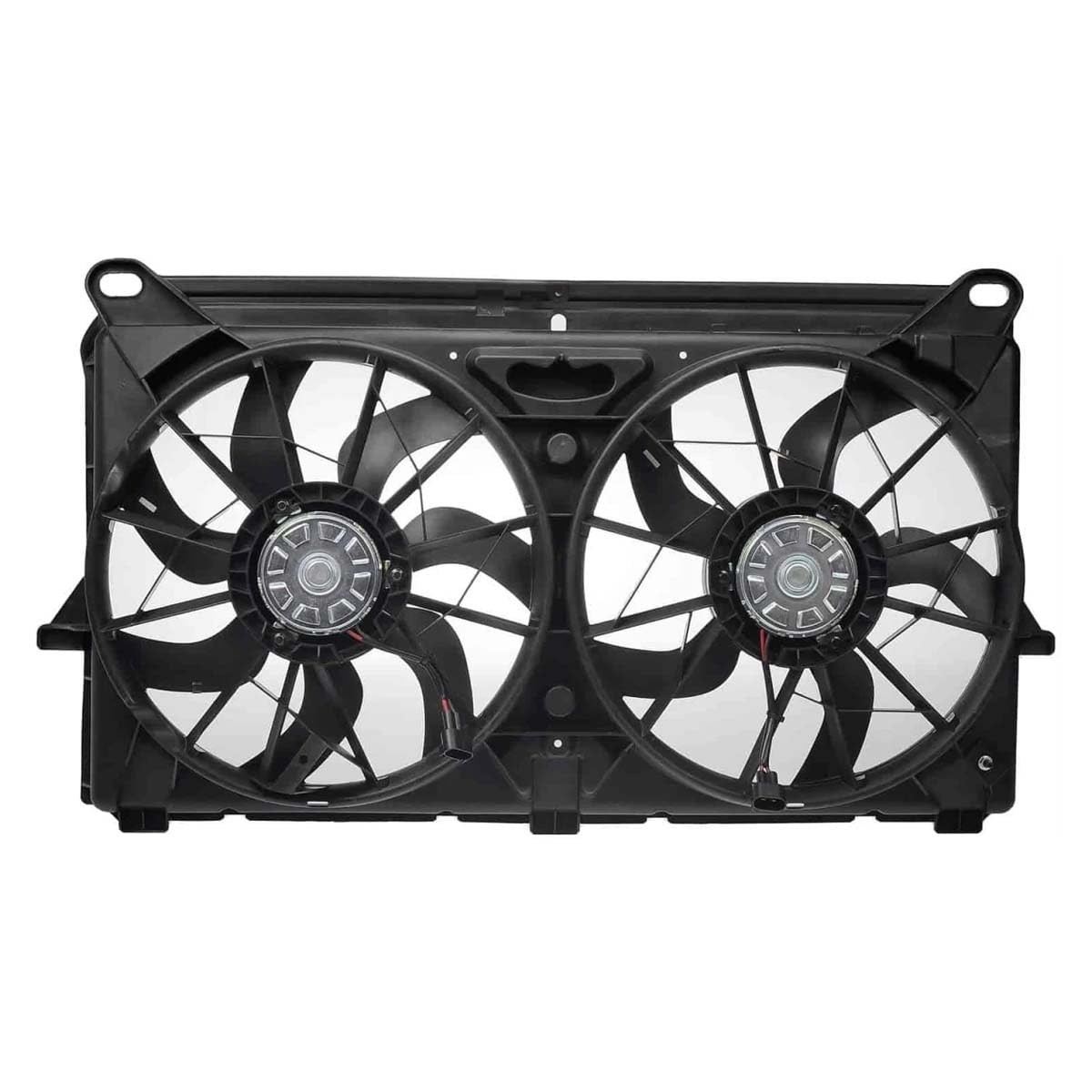 AutoShack Radiator Dual Cooling Fan Assembly Replacement for 2007-2013 Chevrolet Silverado 1500 Tahoe Suburban 1500 Avalanche 20