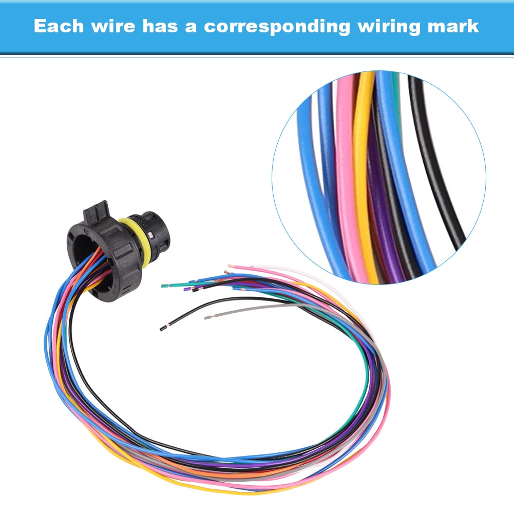 WMPHE Compatible with 6l80E 6l90E External Harness Repair Kit Chevy GMC 6L80E 6L90E, Automatic Transmission 6R60 6R80 6R75, Wiri