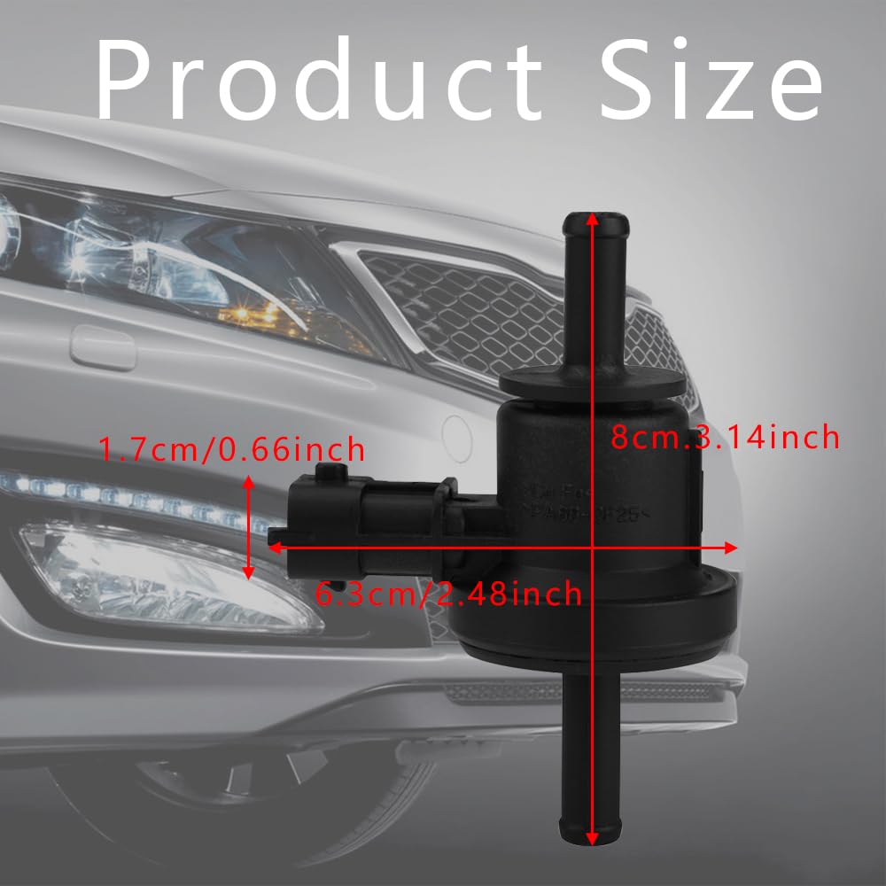 Vapor Canister Emission Purge Valve Solenoid Fit For Hyundai Accent Elantra Genesis Equus Kia Rio Rio5 Soul, Replaces 2891026900