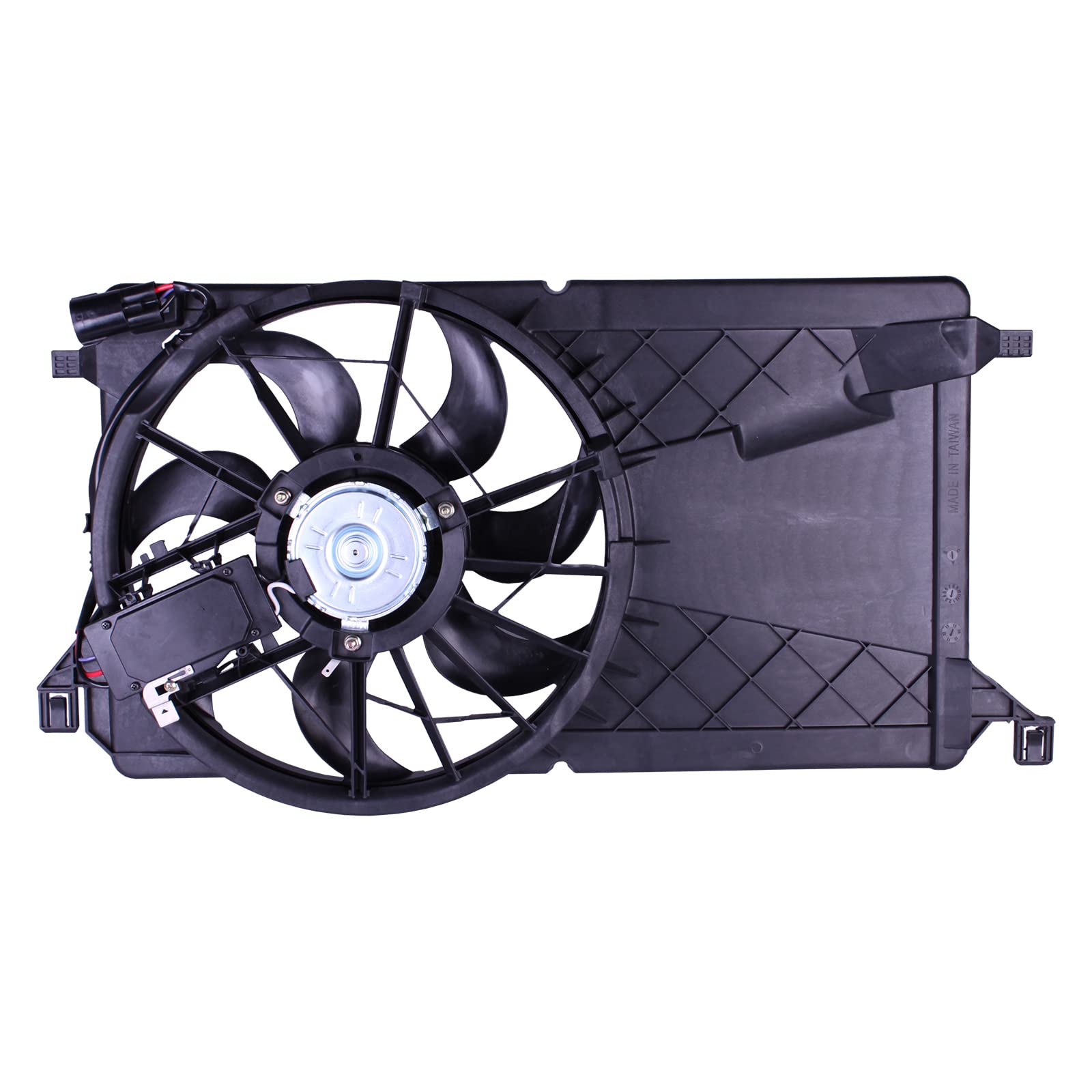 TYG OE Replacement(CAPA Quality) Cooling Fan Extra Silent for 2004-2009 Mazda 3 2.0L/2.3L W/O Turbo W/PWM | Z60215025G | MA31101