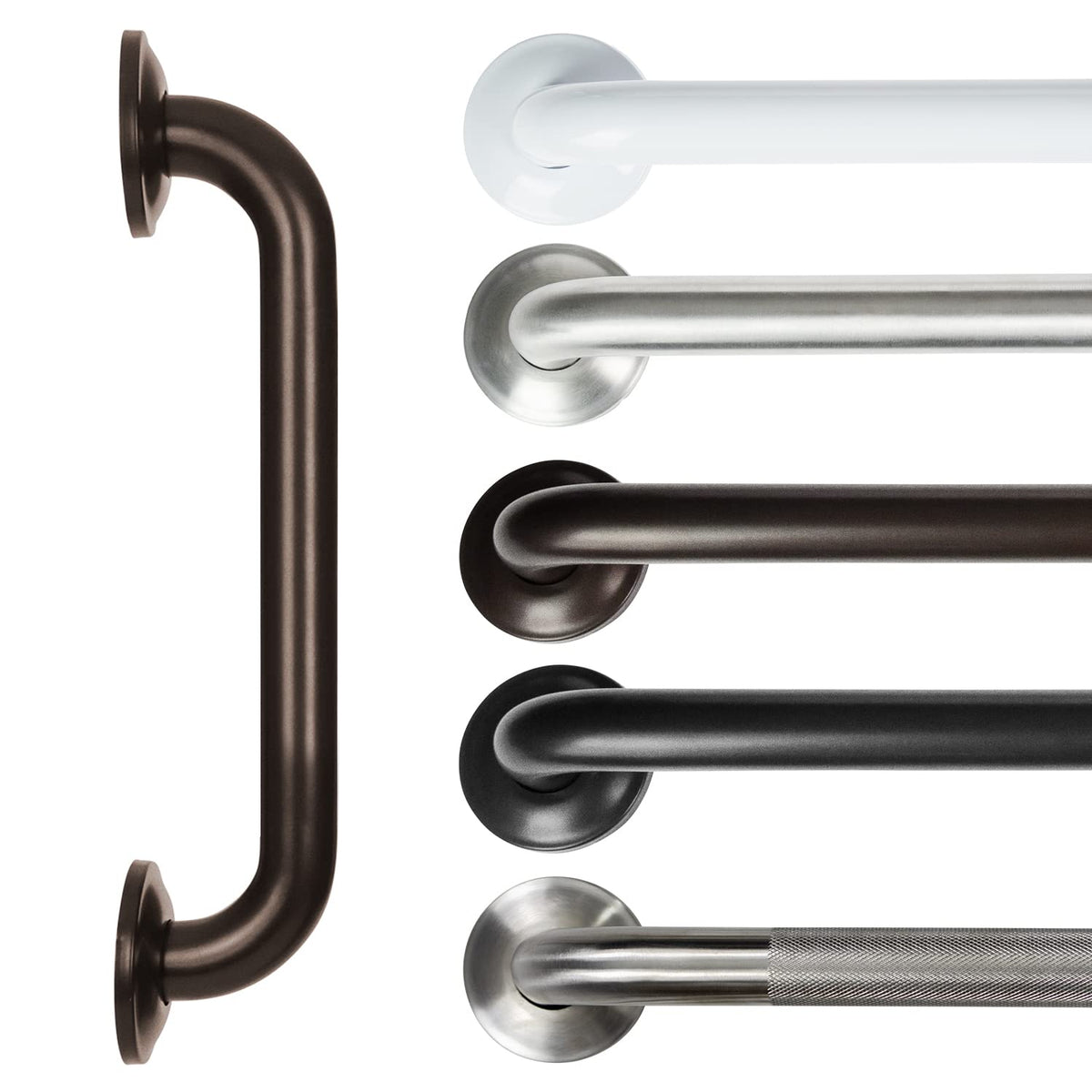 Vive Grab Bar For Bathtubs And Showers - Handicap Bathroom Safety Rail For Elderly - Wall Senior Handle For Tub, Toilet, Bath -